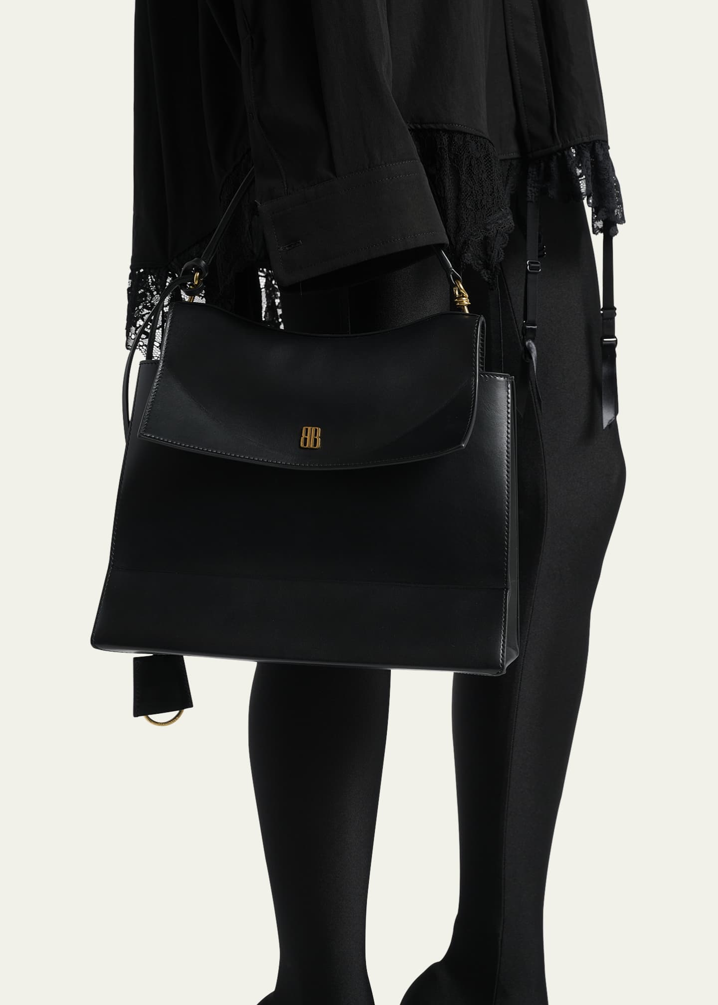 Balenciaga Nano Flap Leather Top-Handle Bag Image 2 of 6
