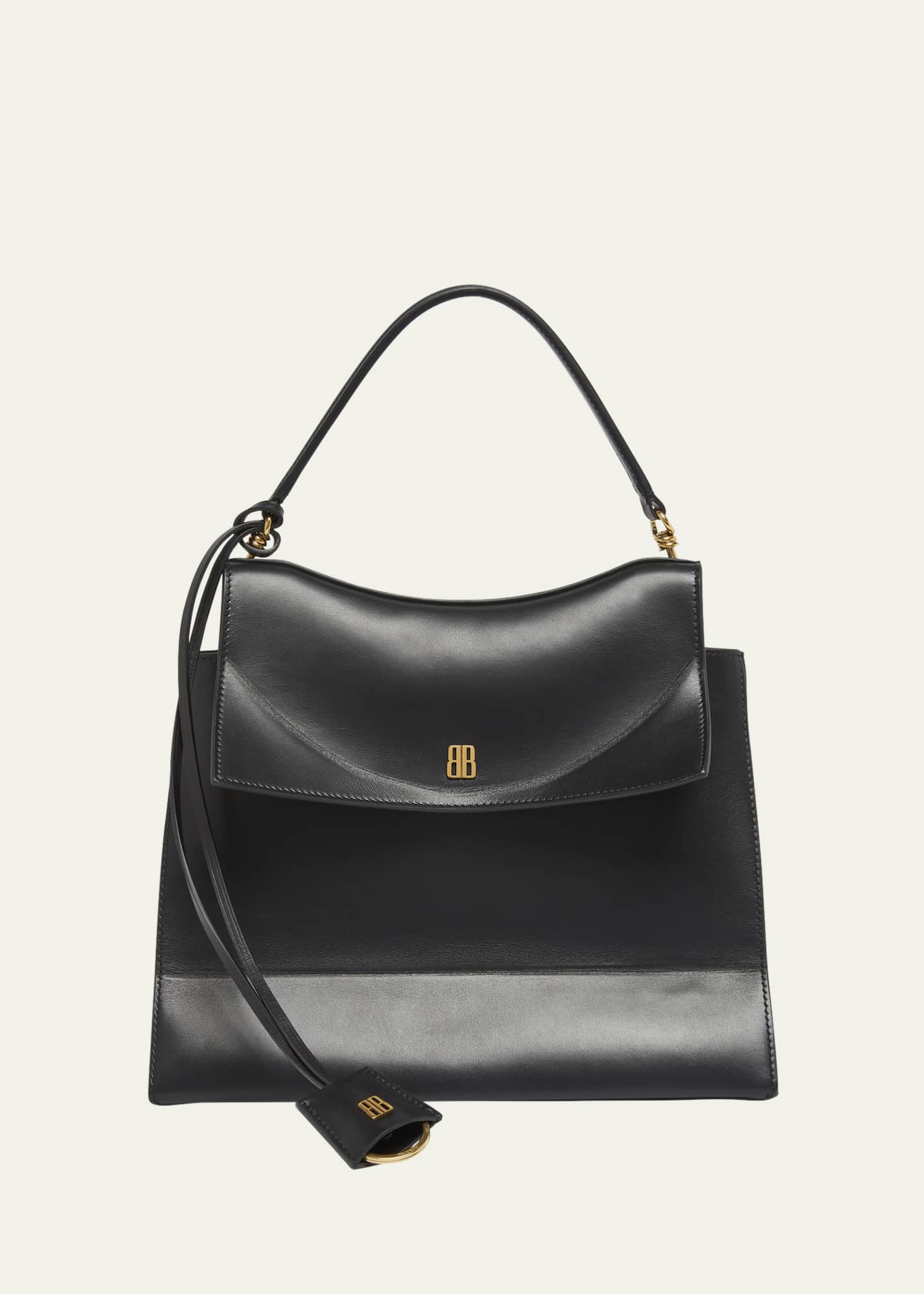 Balenciaga Nano Flap Leather Top-Handle Bag Image 1 of 6
