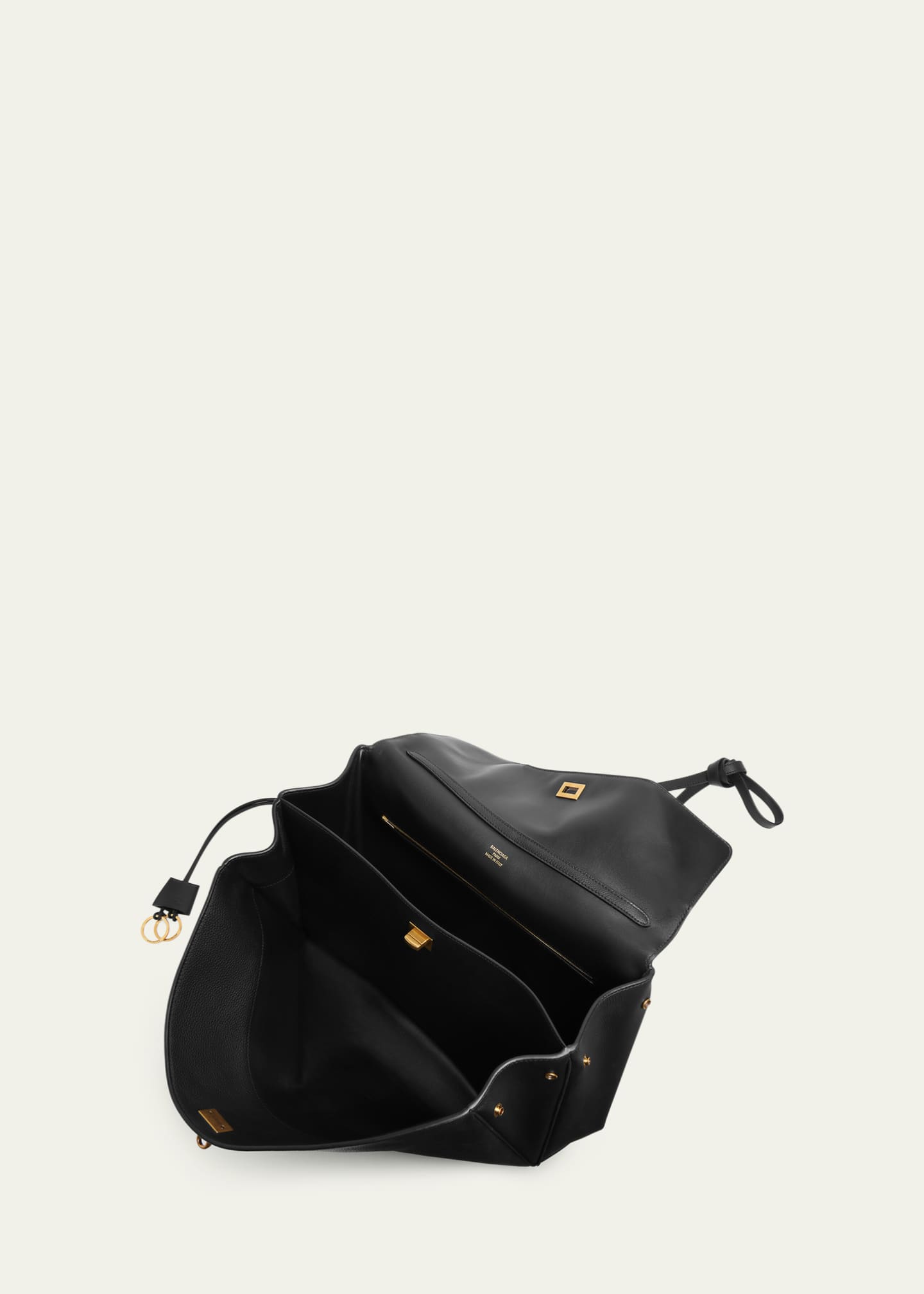 Balenciaga Rodeo Medium Grained Leather Top-Handle Bag Image 3 of 4