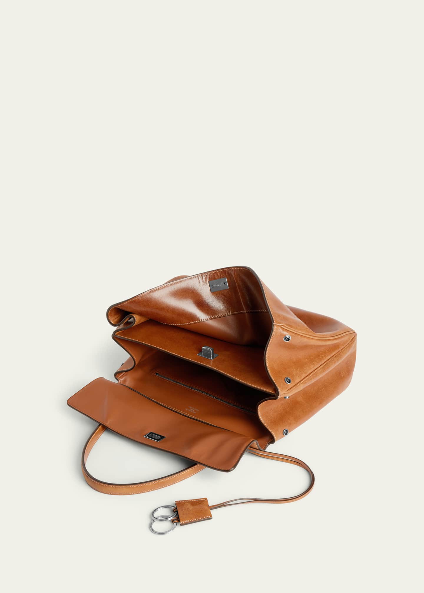 Balenciaga Rodeo Medium Leather Top-Handle Bag Image 2 of 3
