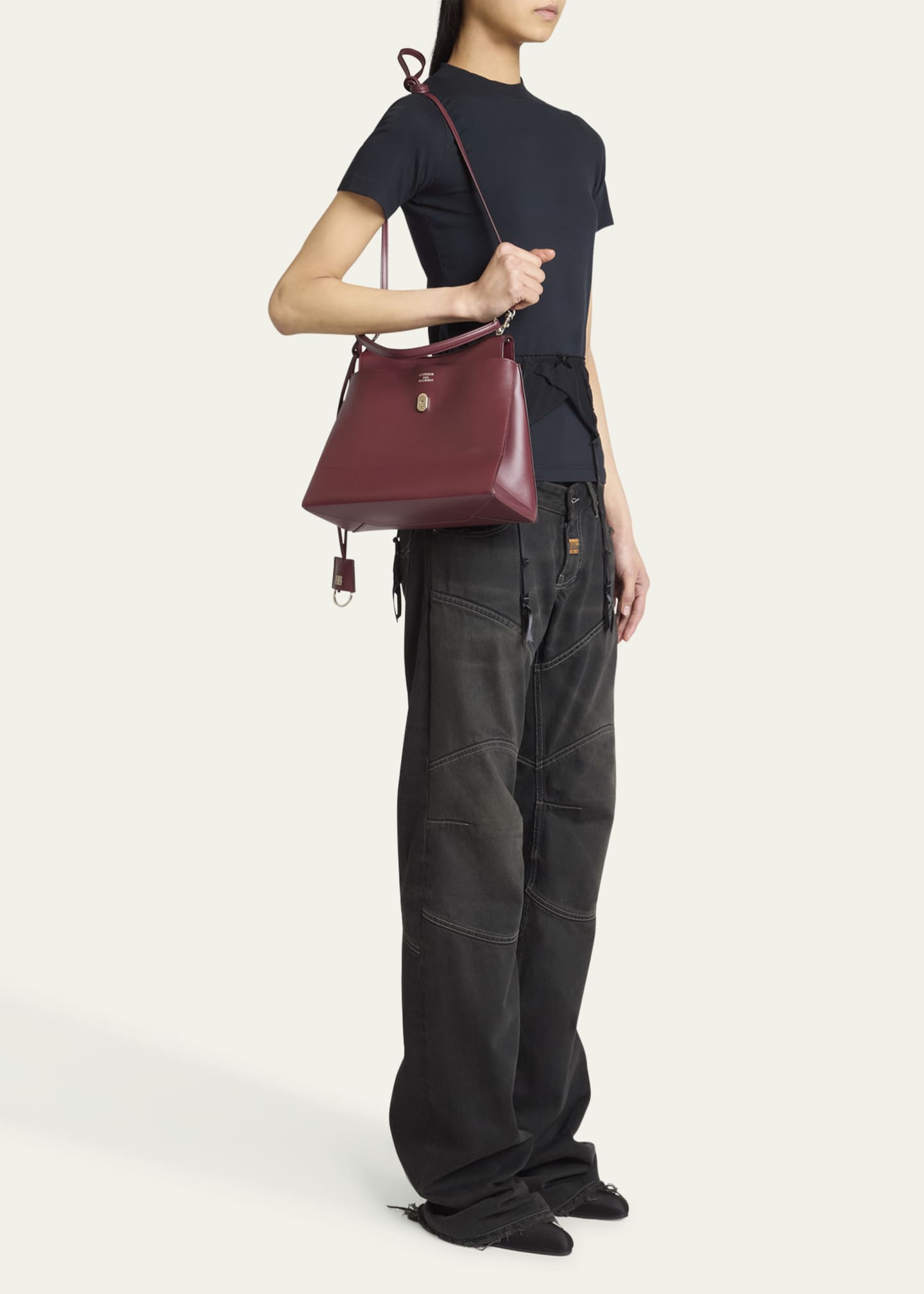 Balenciaga Nano Smooth Leather Top-Handle Bag Image 5 of 6