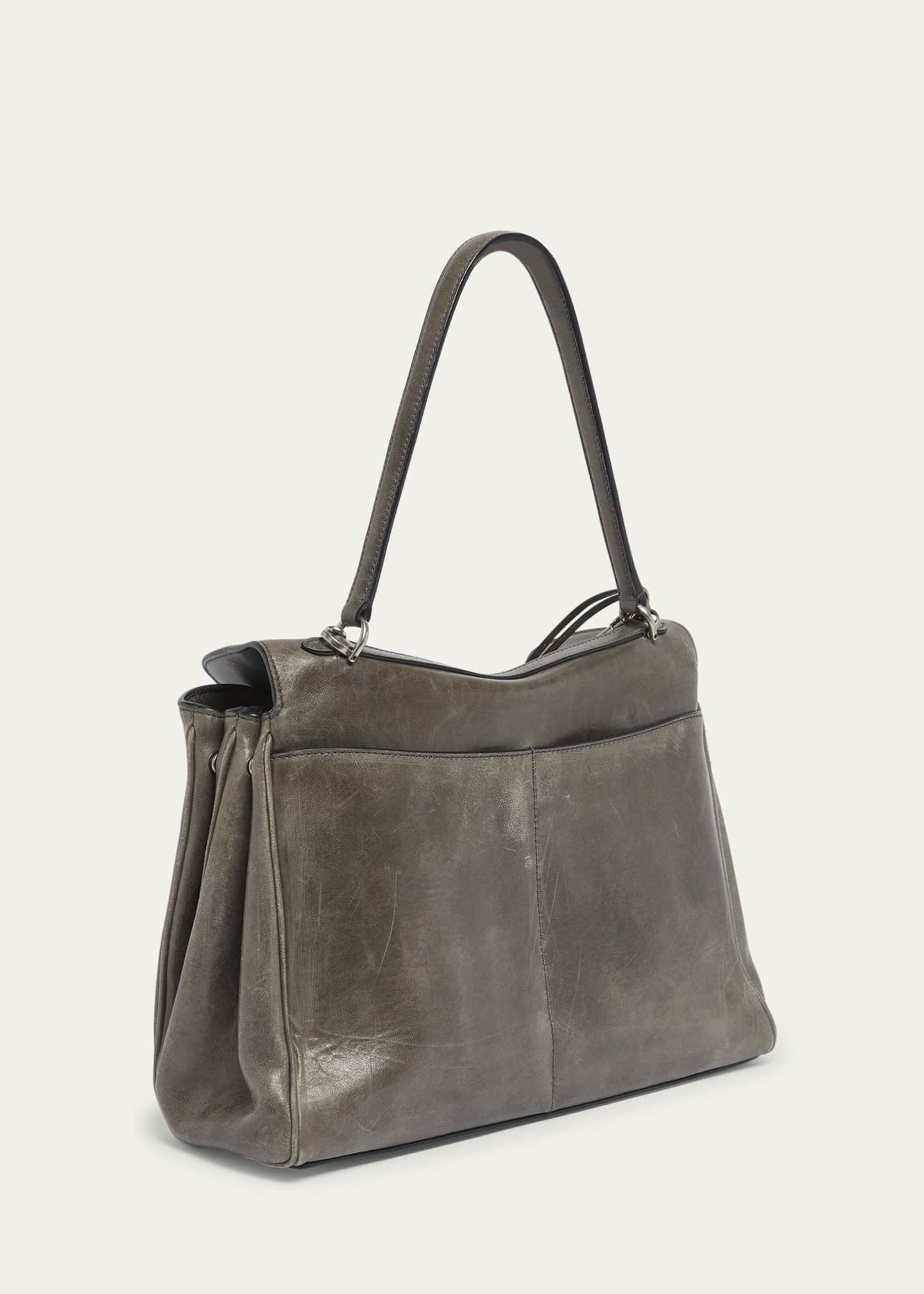 Balenciaga Rodeo Medium Leather Top-Handle Bag with Charms Image 3 of 6