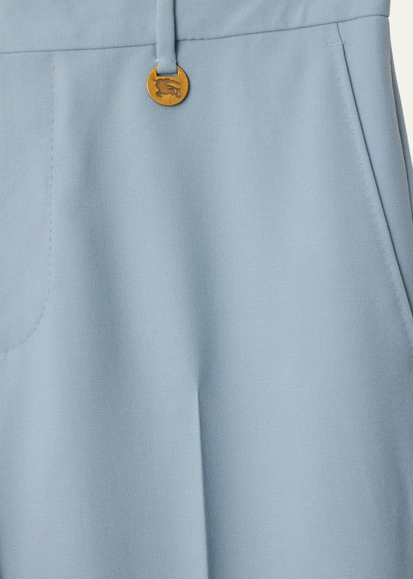Burberry Men's Wool Slim-Fit Trousers Image 5 of 5