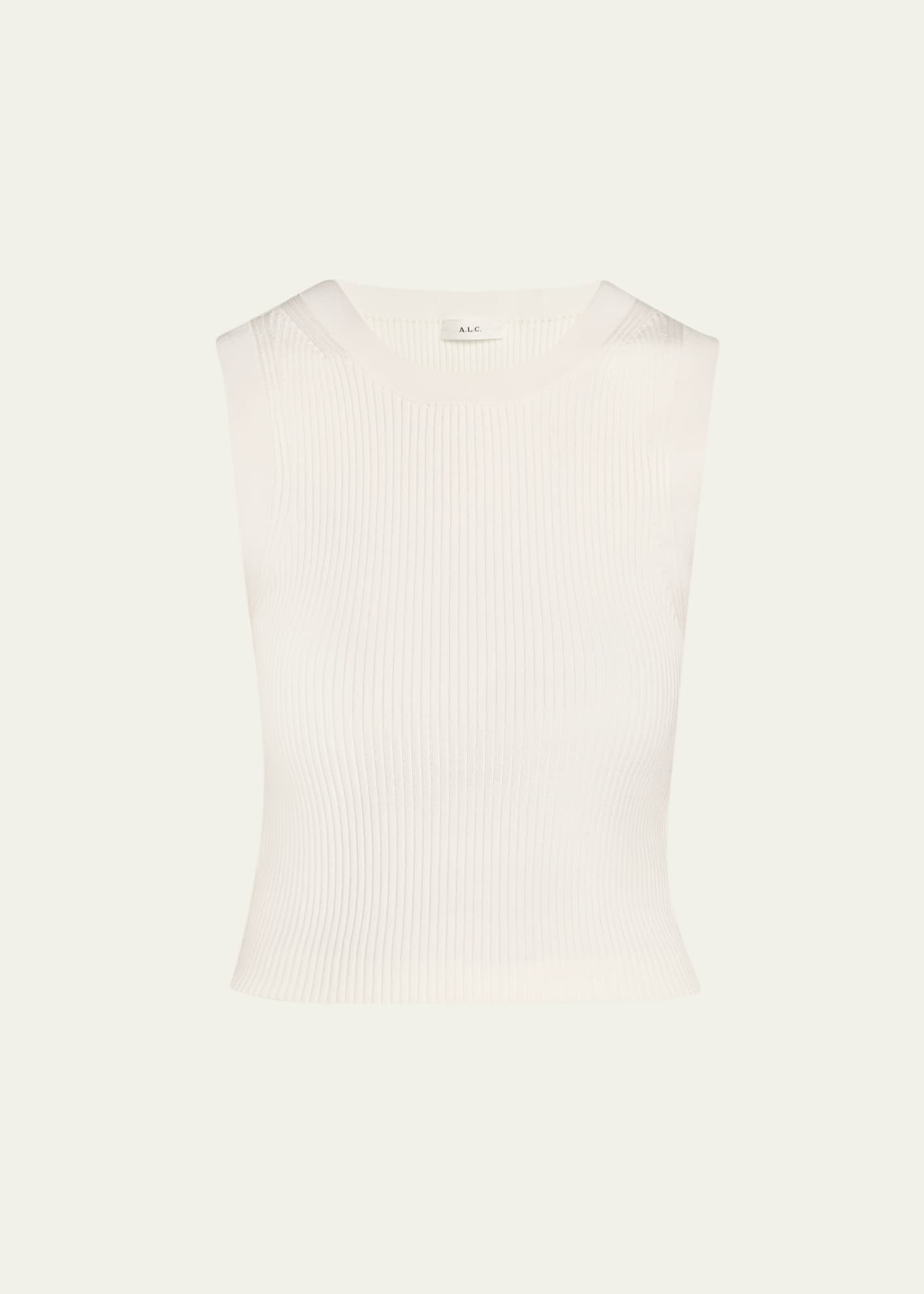A.L.C. Kayla Fitted Rib Top Image 1 of 5