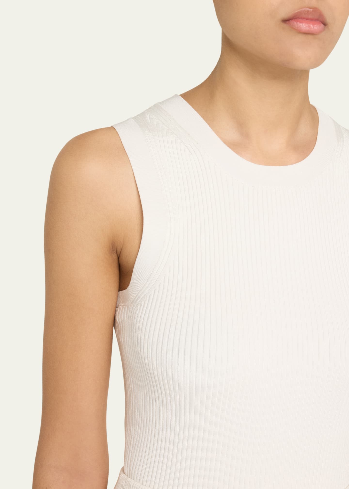 A.L.C. Kayla Fitted Rib Top Image 5 of 5