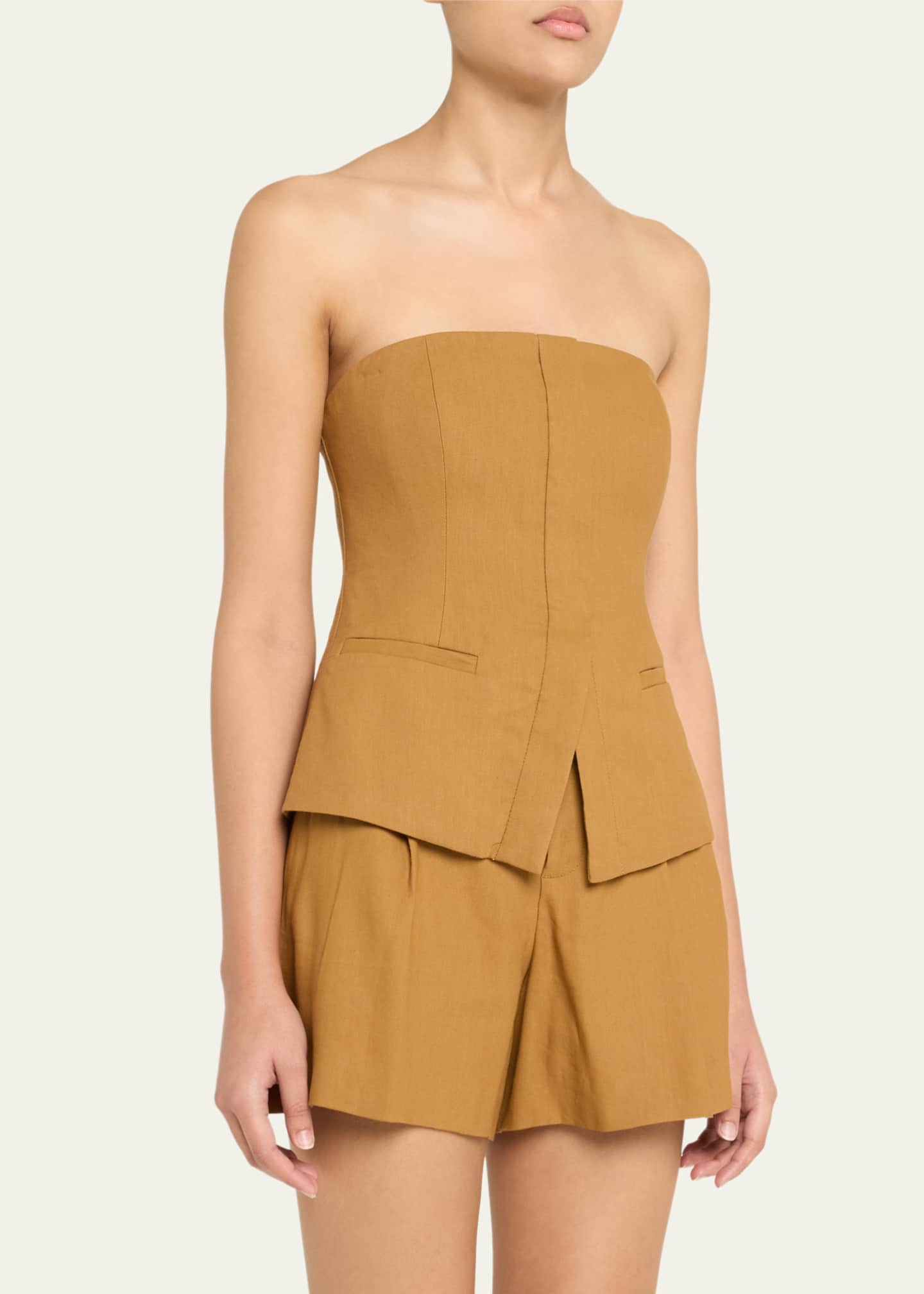 A.L.C. Renee Fitted Strapless Top Image 4 of 5