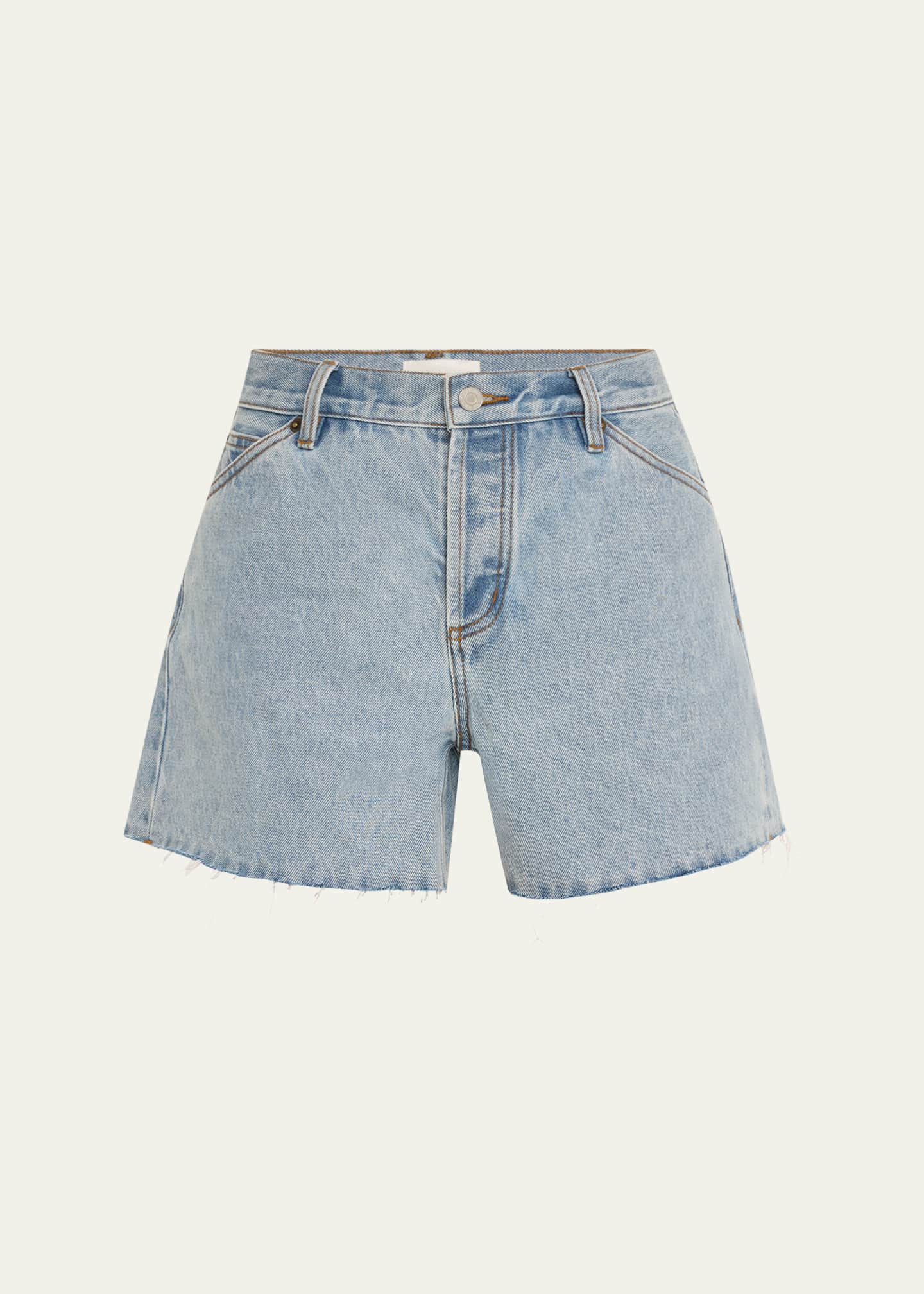 Still Here Cut-Off Denim Shorts Image 1 of 5