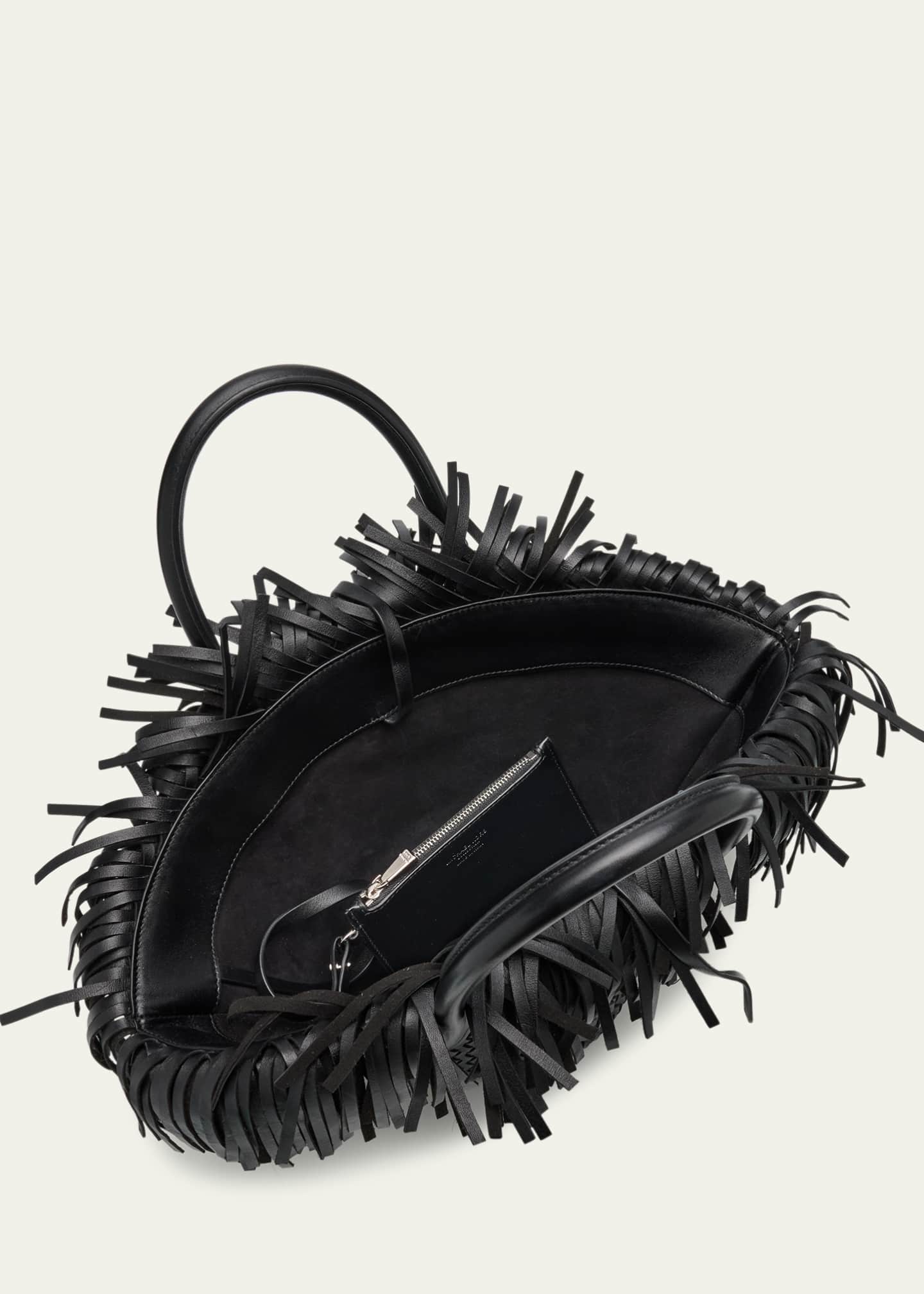 Michael Kors Sardinia Mini Fringe Basket Top-Handle Bag Image 4 of 6