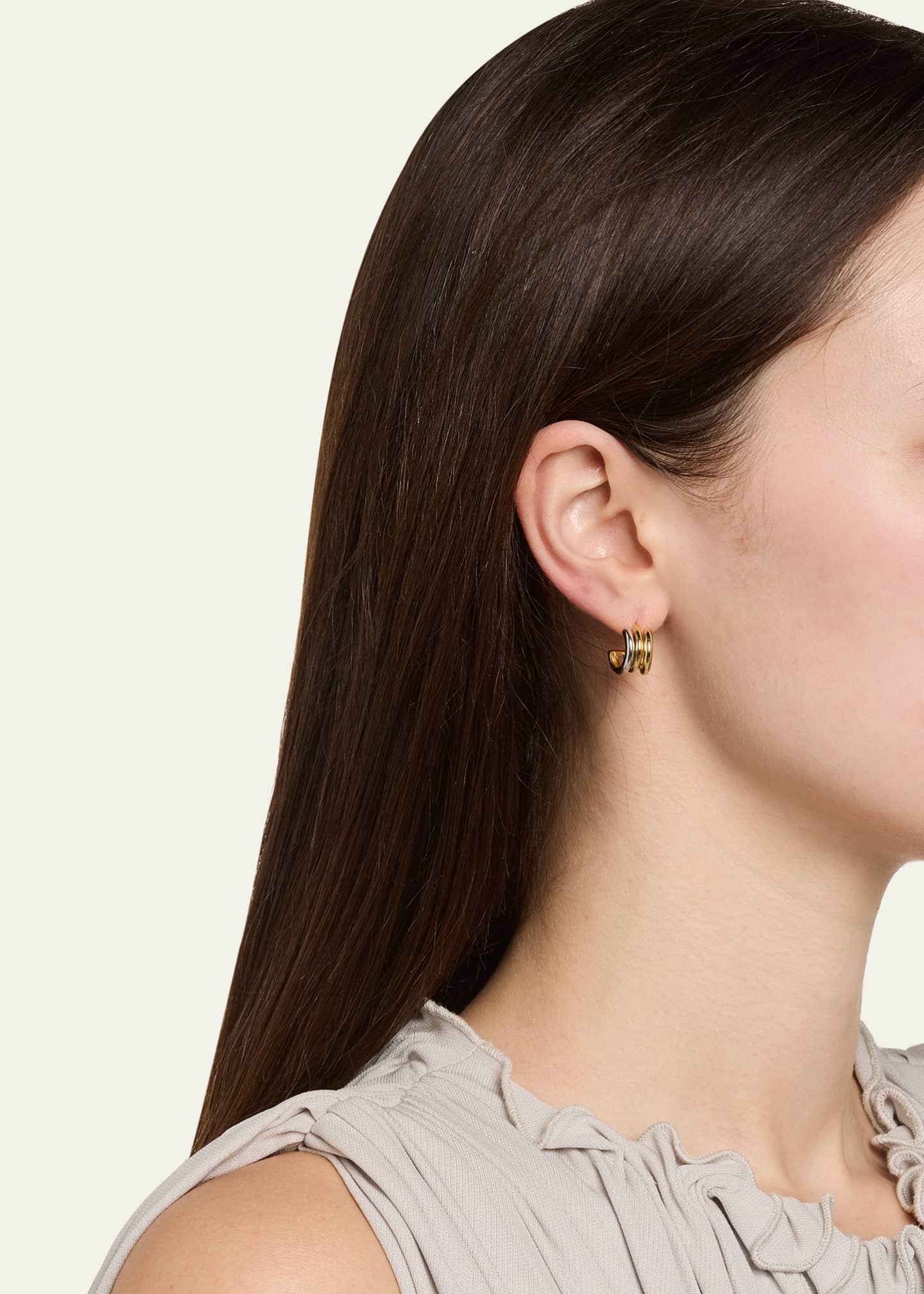 Shashi Mariko Hoop Earrings Image 2 of 4