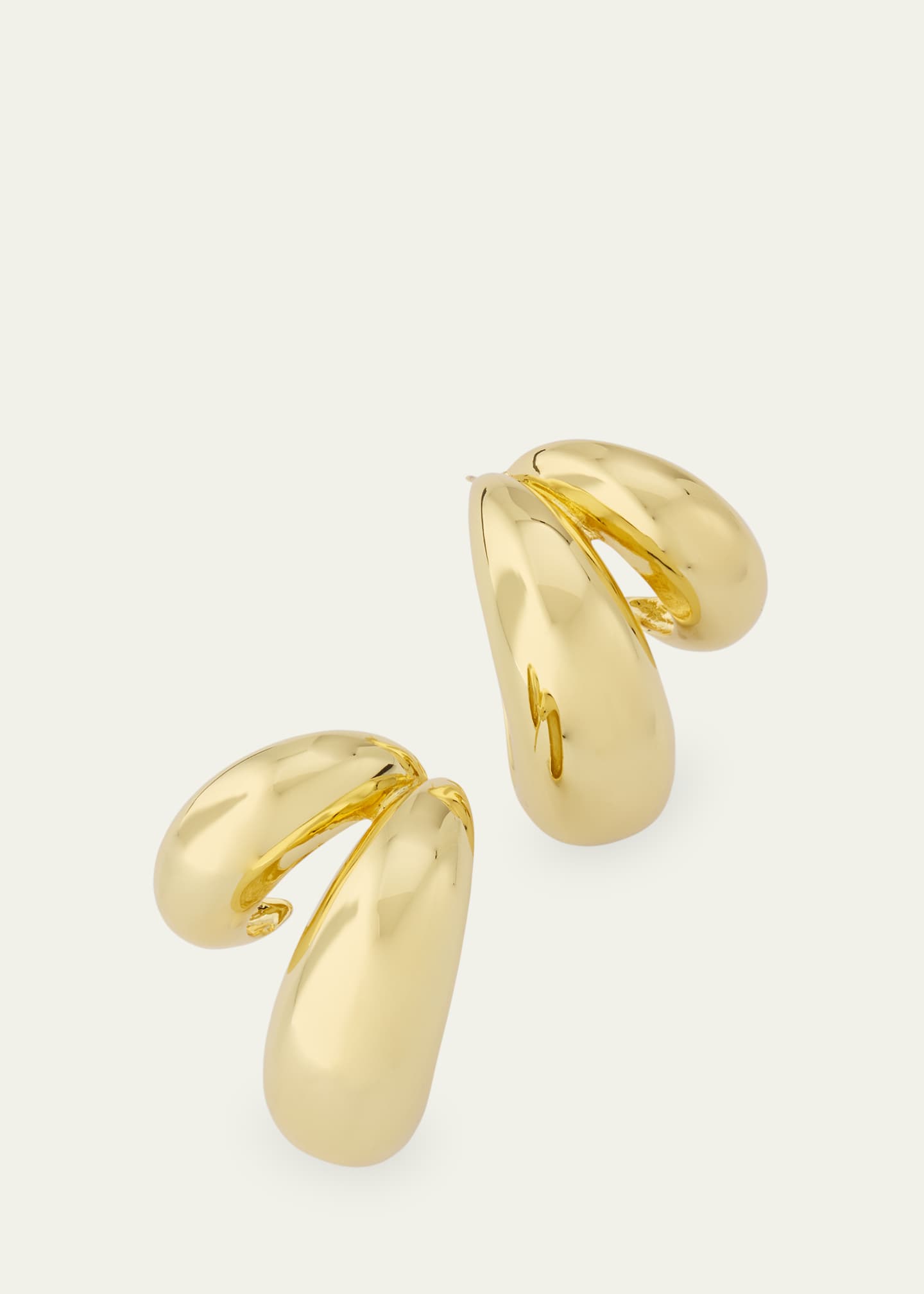 Shashi Double Tsuki Hoop Earrings Image 3 of 4