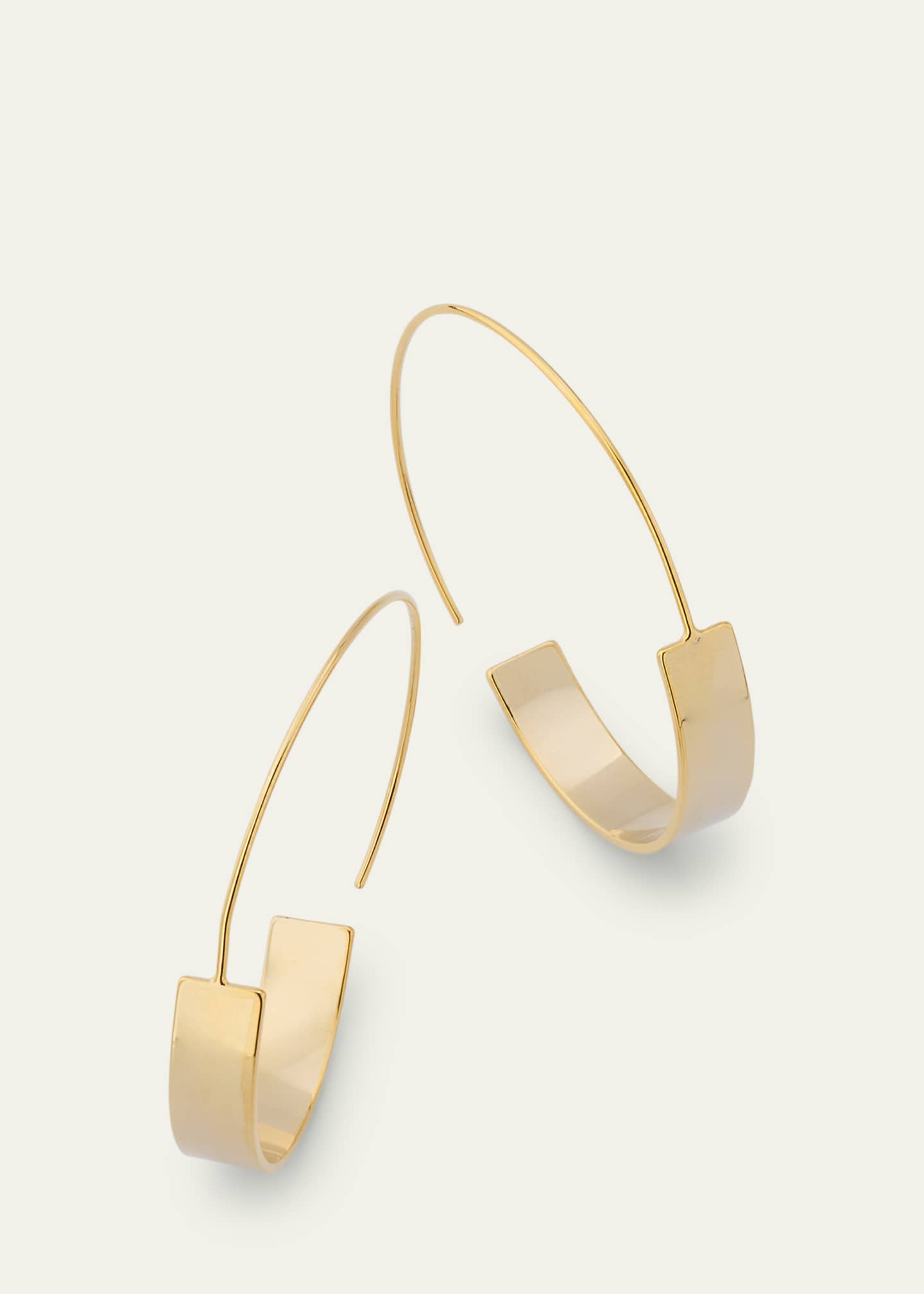 Shashi Mia Hoop Earrings, 50mm Image 3 of 4