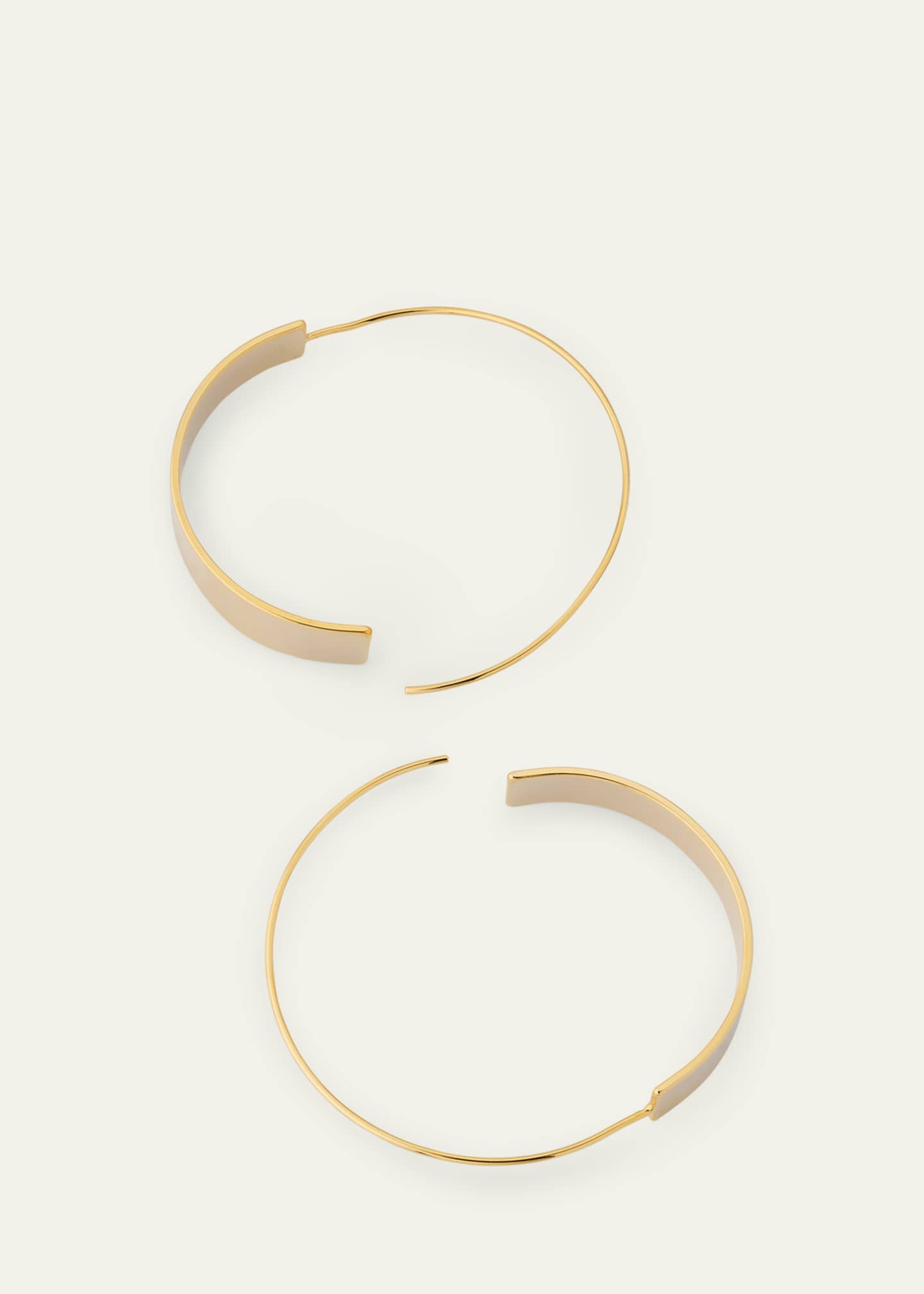 Shashi Mia Hoop Earrings, 50mm Image 4 of 4