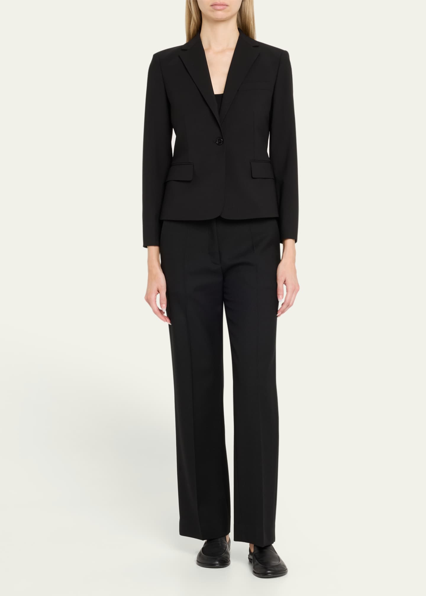 Slim One-Button Jacket