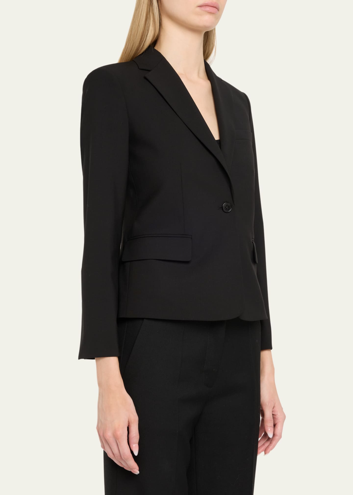 Slim One-Button Jacket