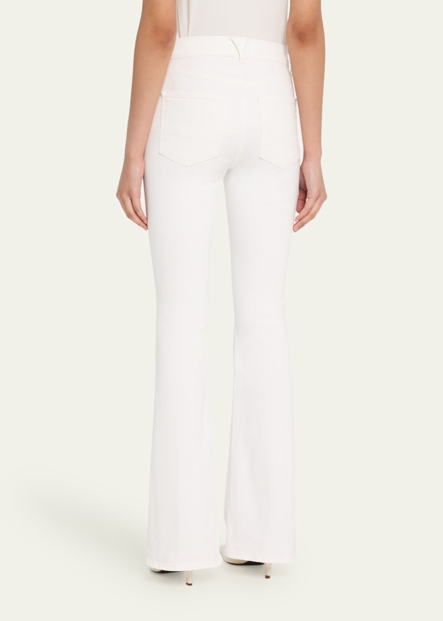 Veronica Beard Beverly High-Rise Skinny Flare Jeans Image 3 of 5