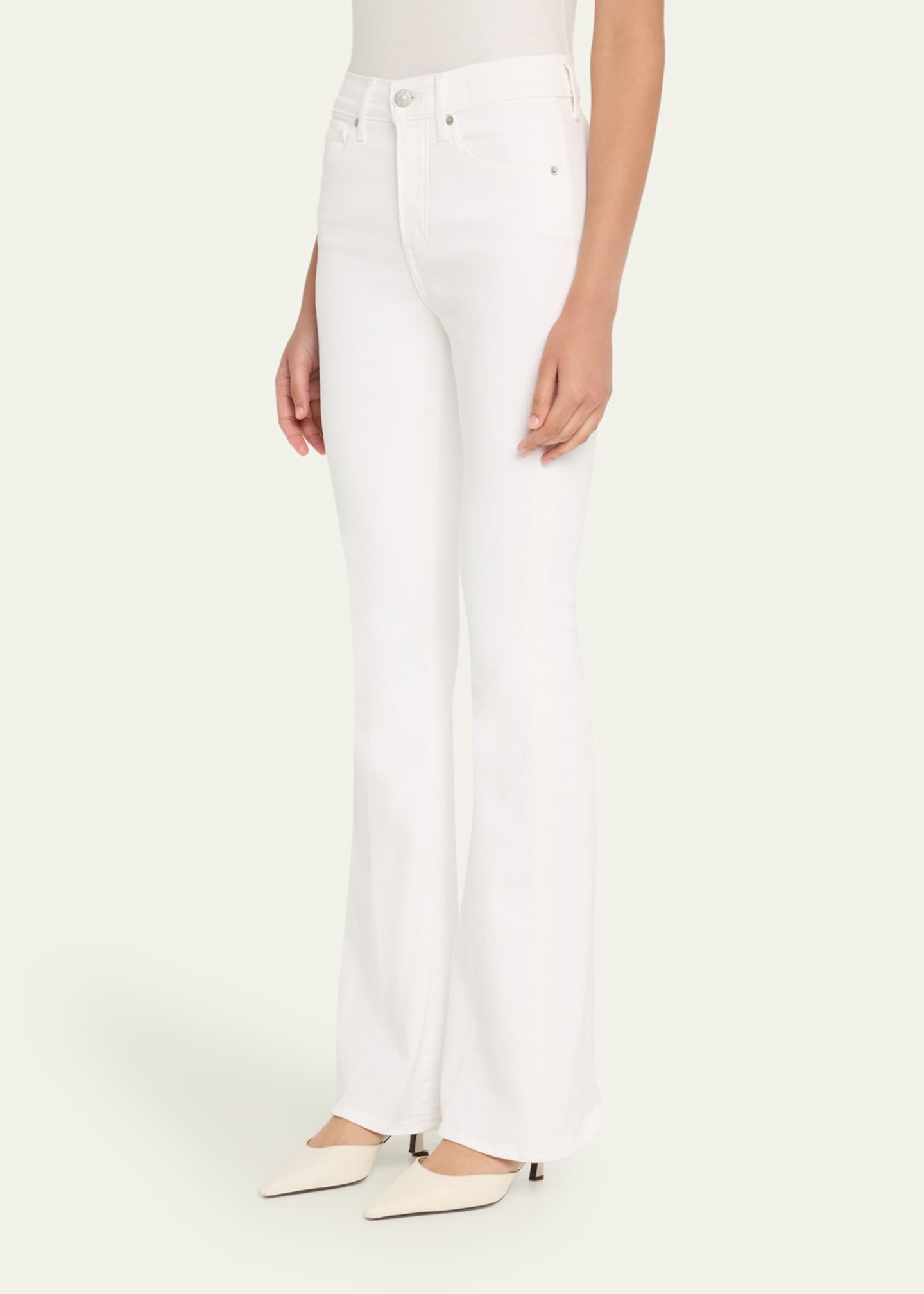 Veronica Beard Beverly High-Rise Skinny Flare Jeans Image 4 of 5