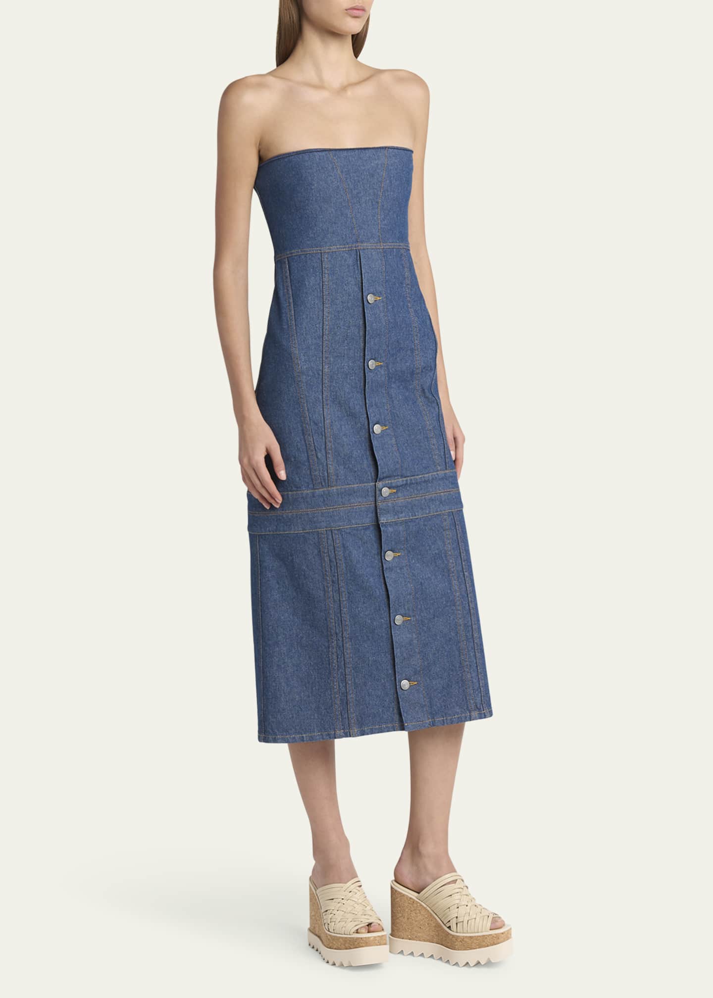 Stella McCartney Sneakelyse Vegan Woven Platform Mule Sandals Image 3 of 6