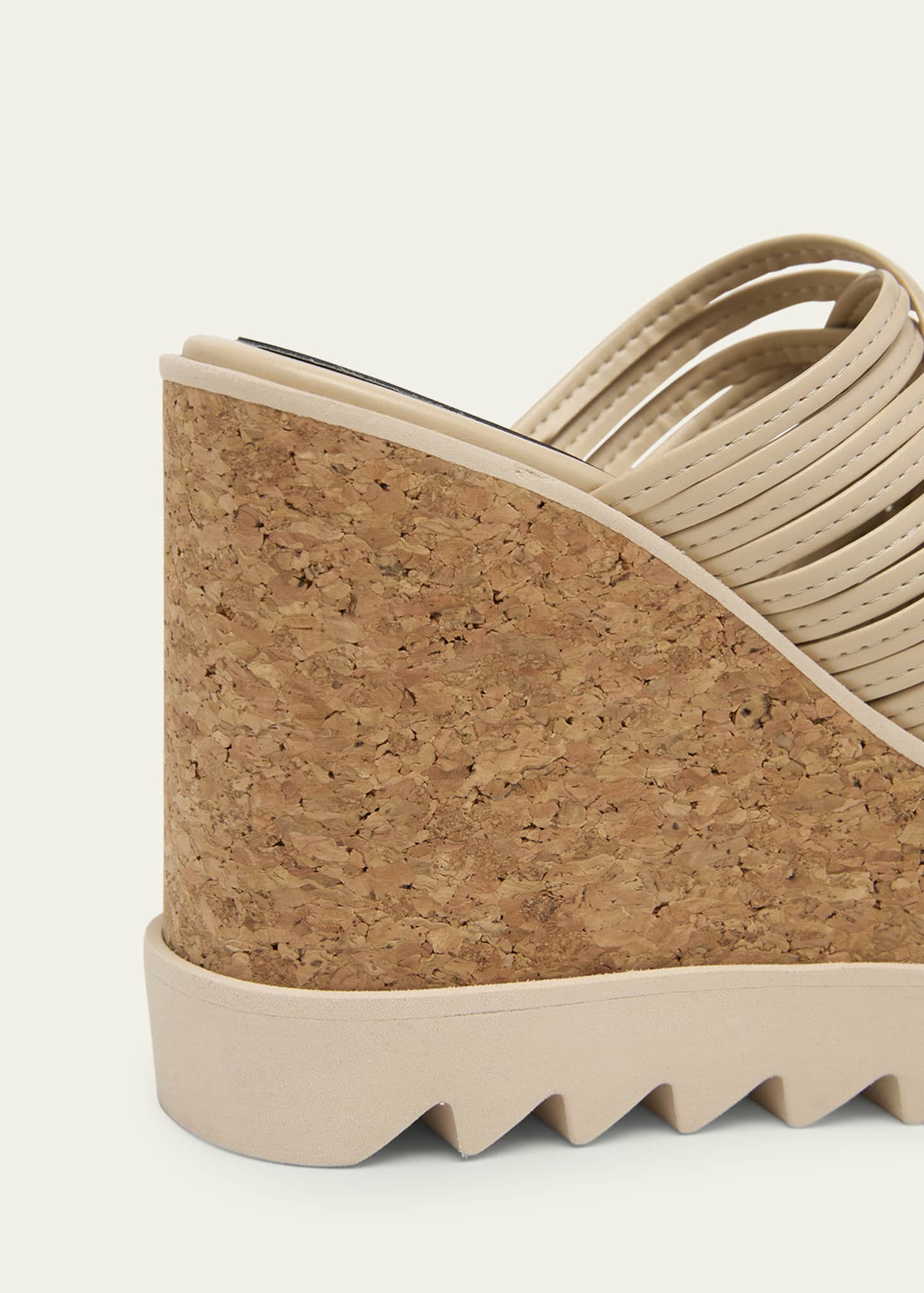 Stella McCartney Sneakelyse Vegan Woven Platform Mule Sandals Image 5 of 6