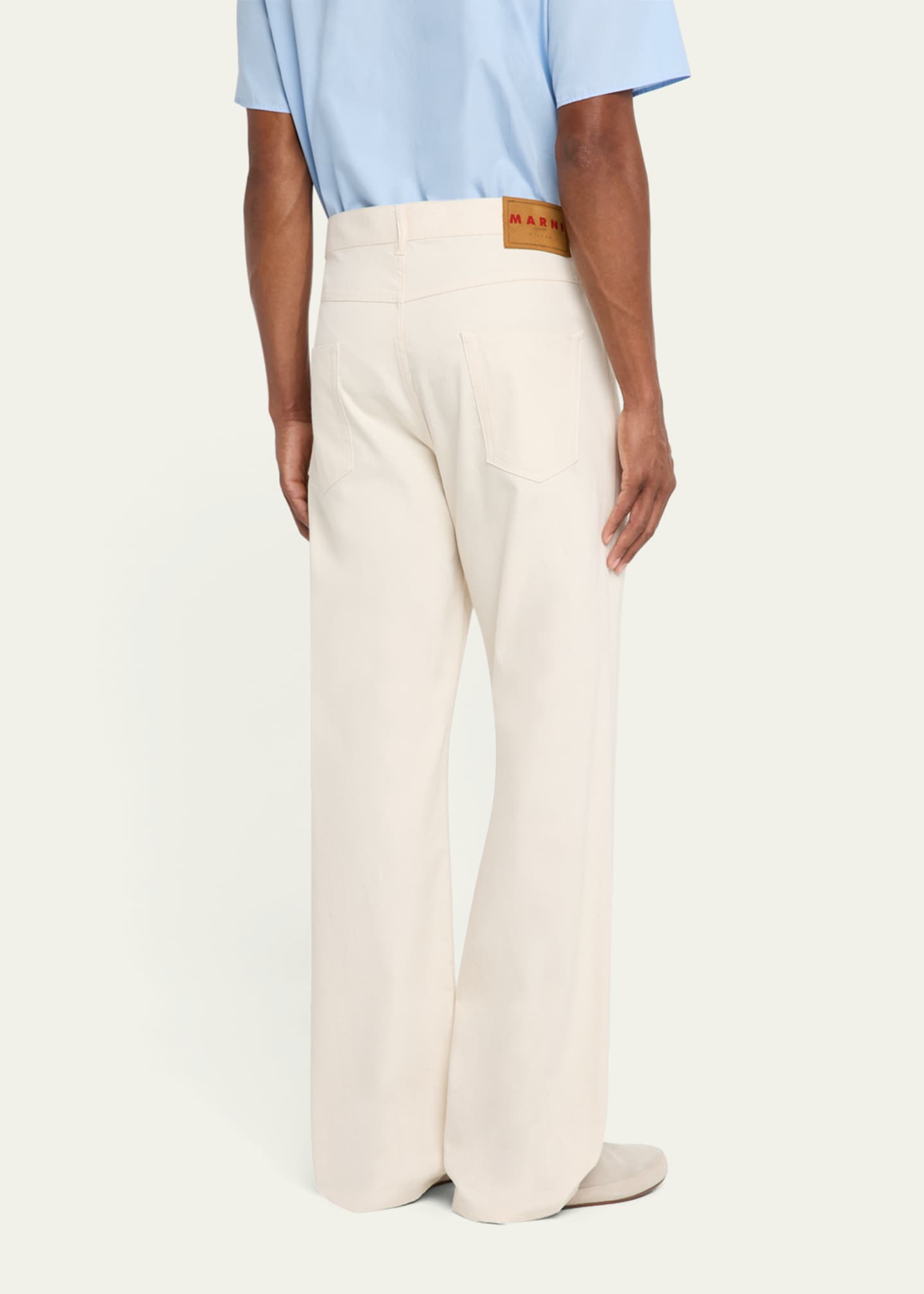 Marni Men's Lightweight Wide-Leg Jeans Image 3 of 5
