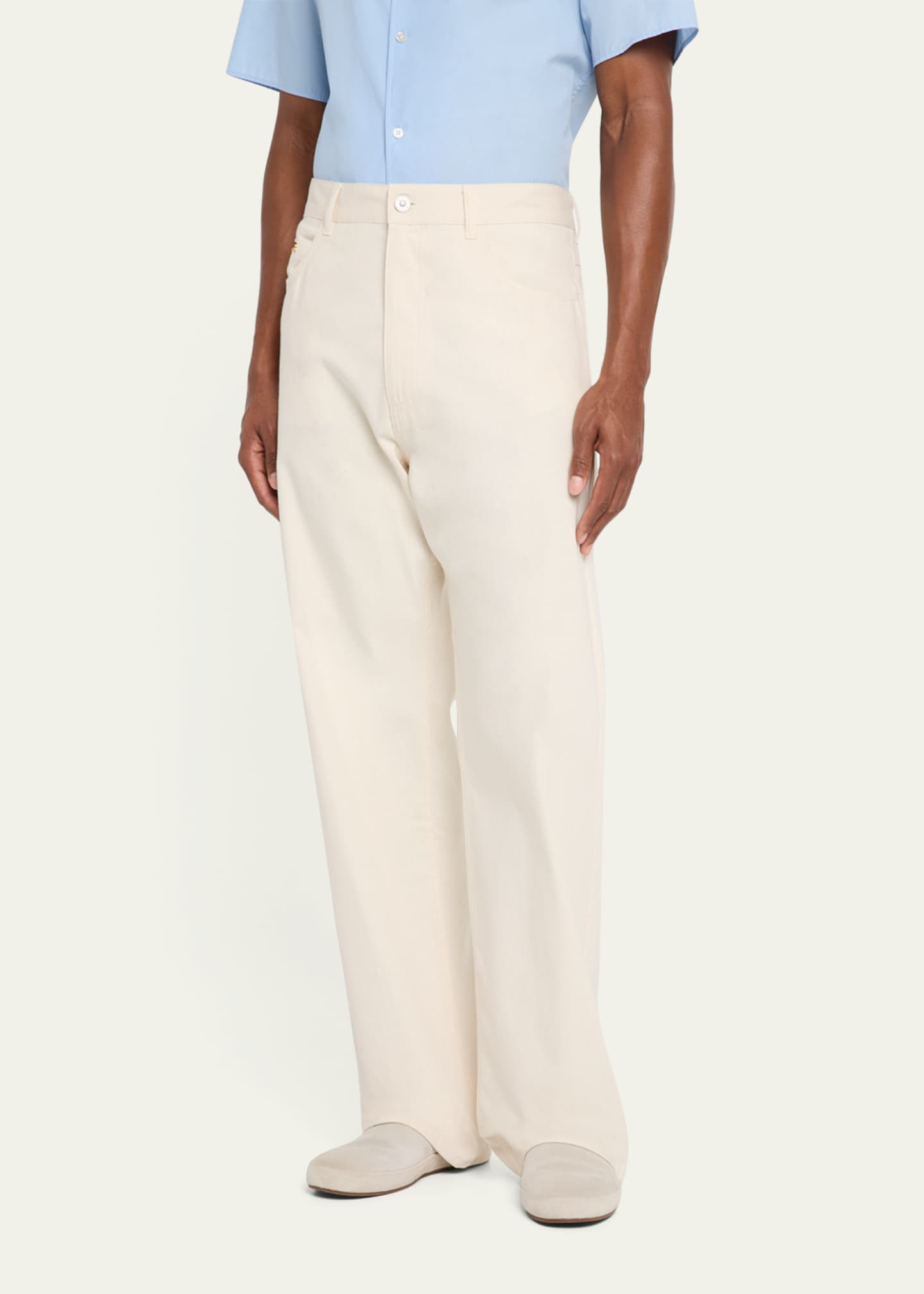 Marni Men's Lightweight Wide-Leg Jeans Image 4 of 5