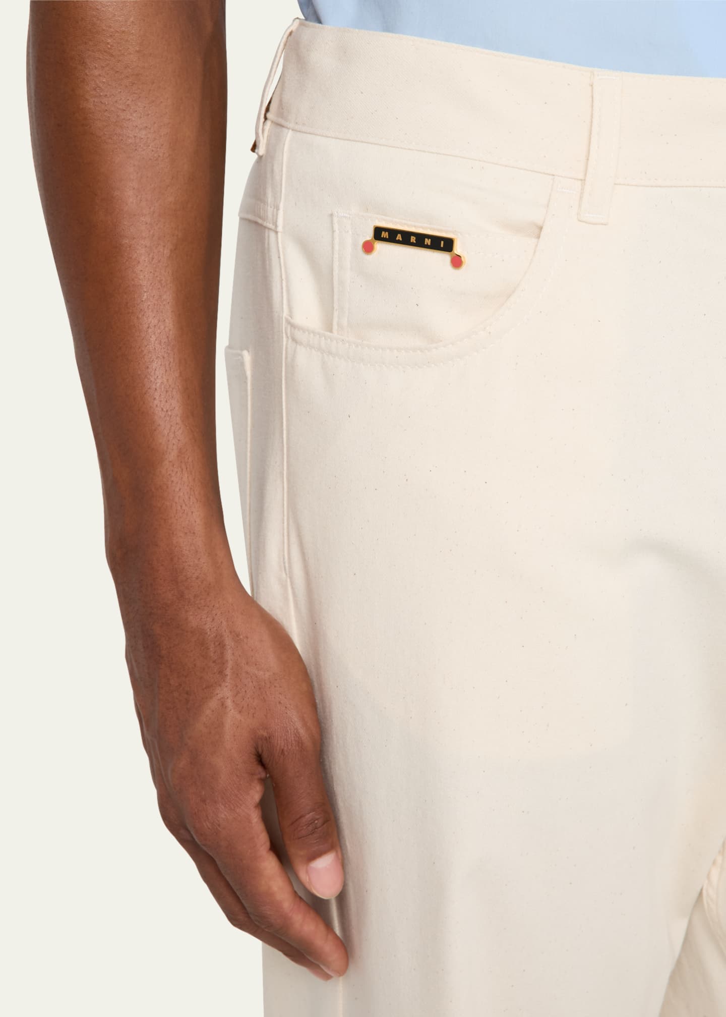 Marni Men's Lightweight Wide-Leg Jeans Image 5 of 5