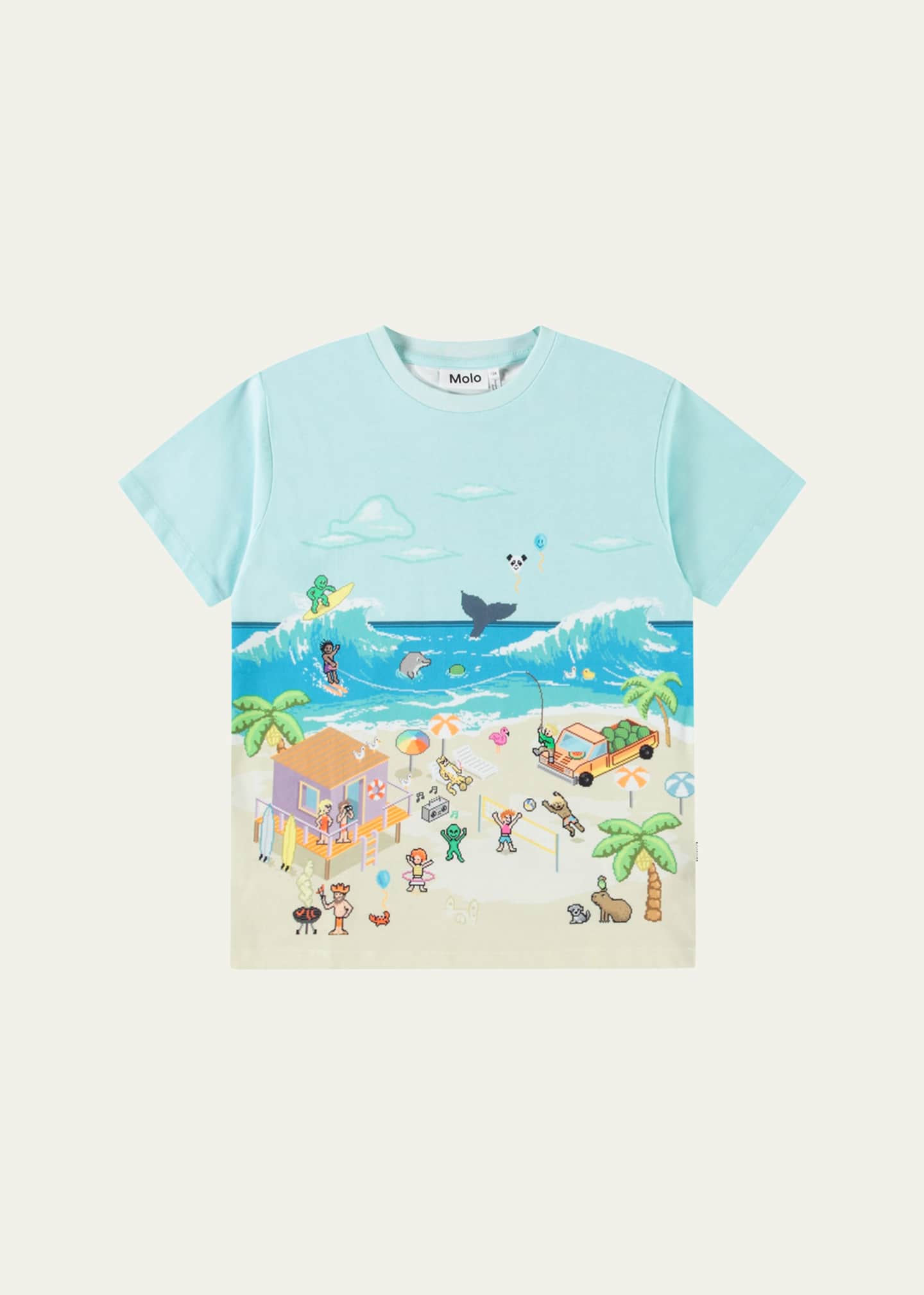 Molo Boy's Riley Graphic T-Shirt, Size 8 Image 1 of 3