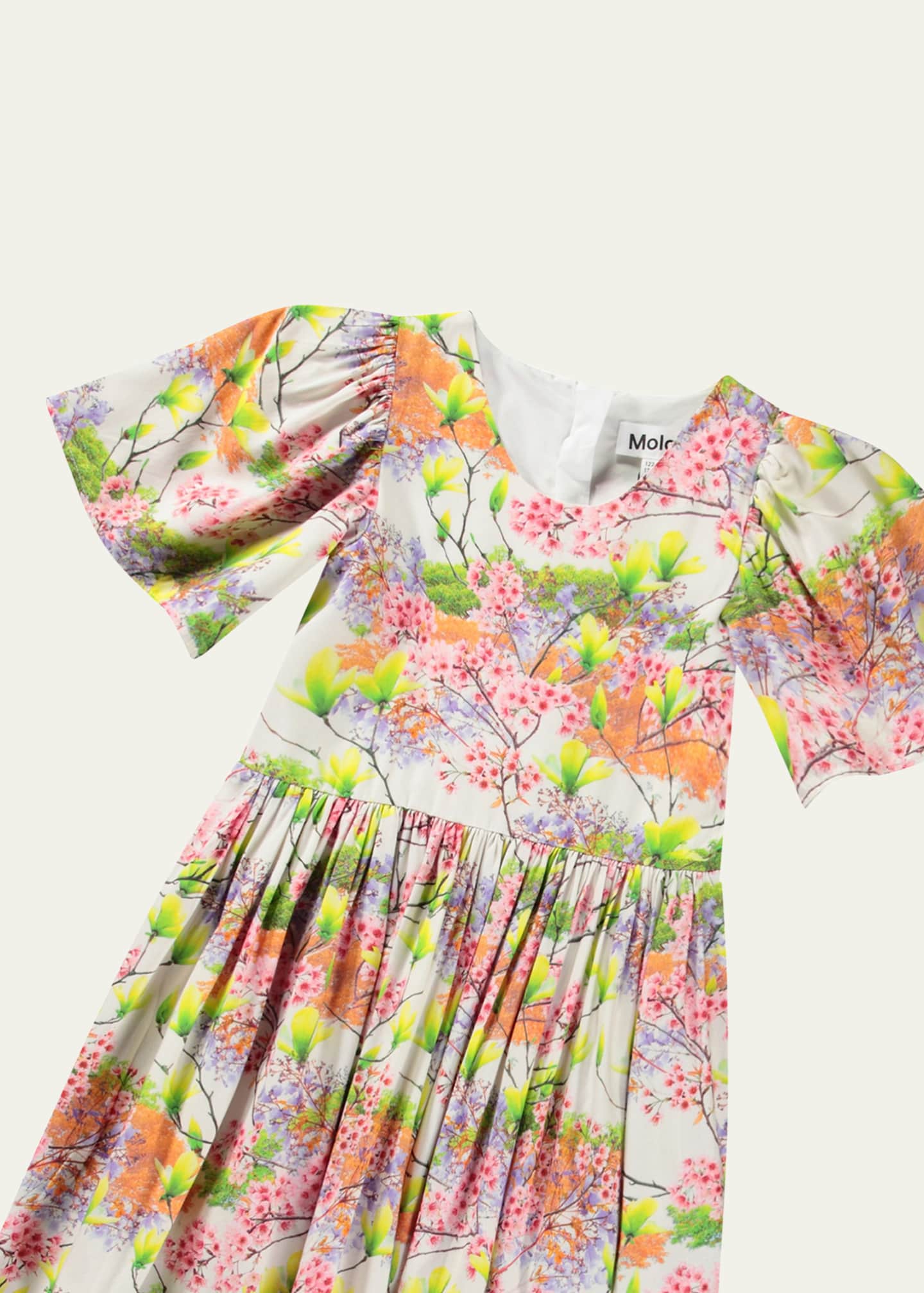 Molo Carlin Floral-Print Dress, Size 7-12 Image 3 of 3