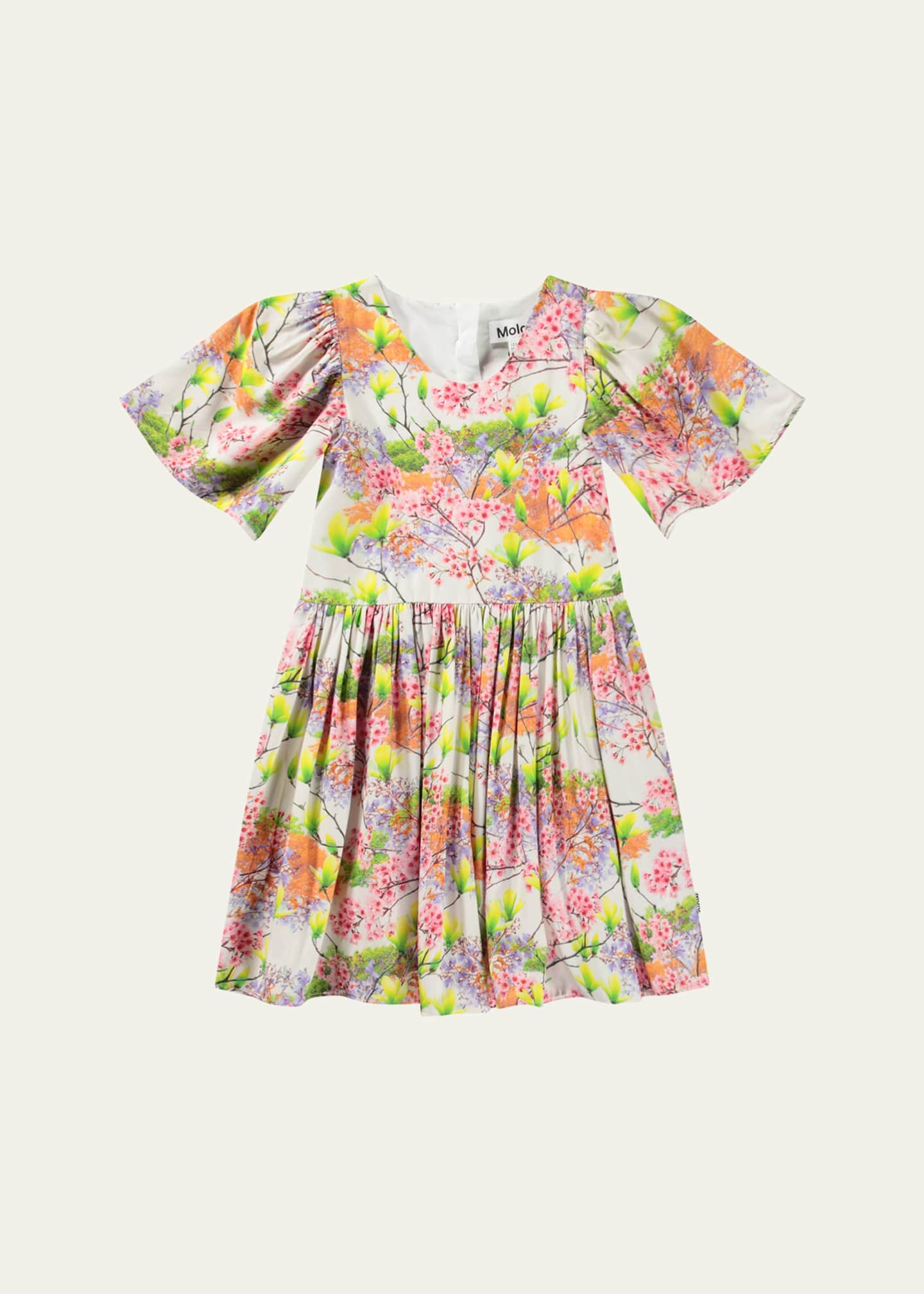 Molo Carlin Floral-Print Dress, Size 7-12 Image 1 of 3