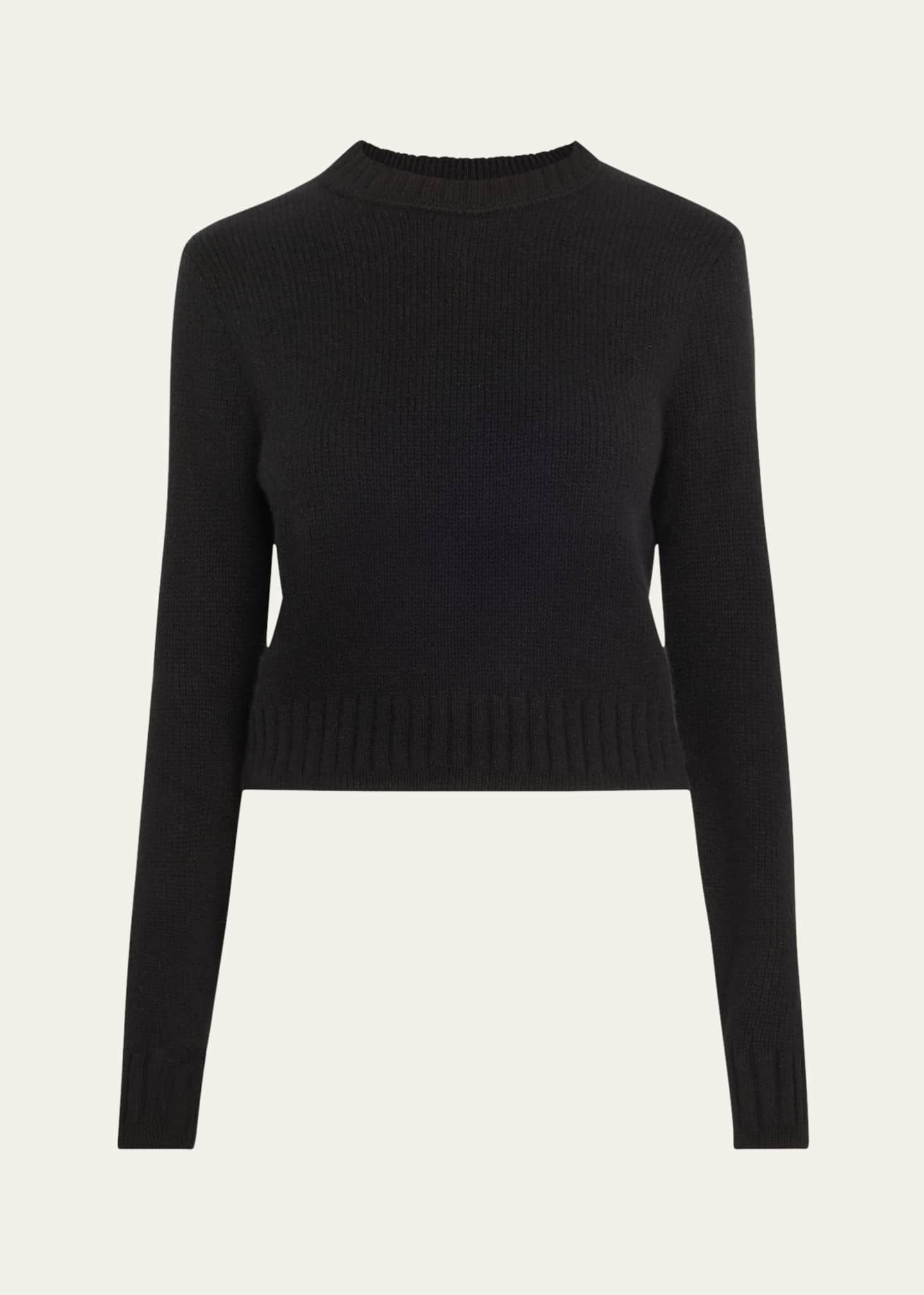 RE/DONE Crewneck Cashmere Baby Sweater Image 1 of 5