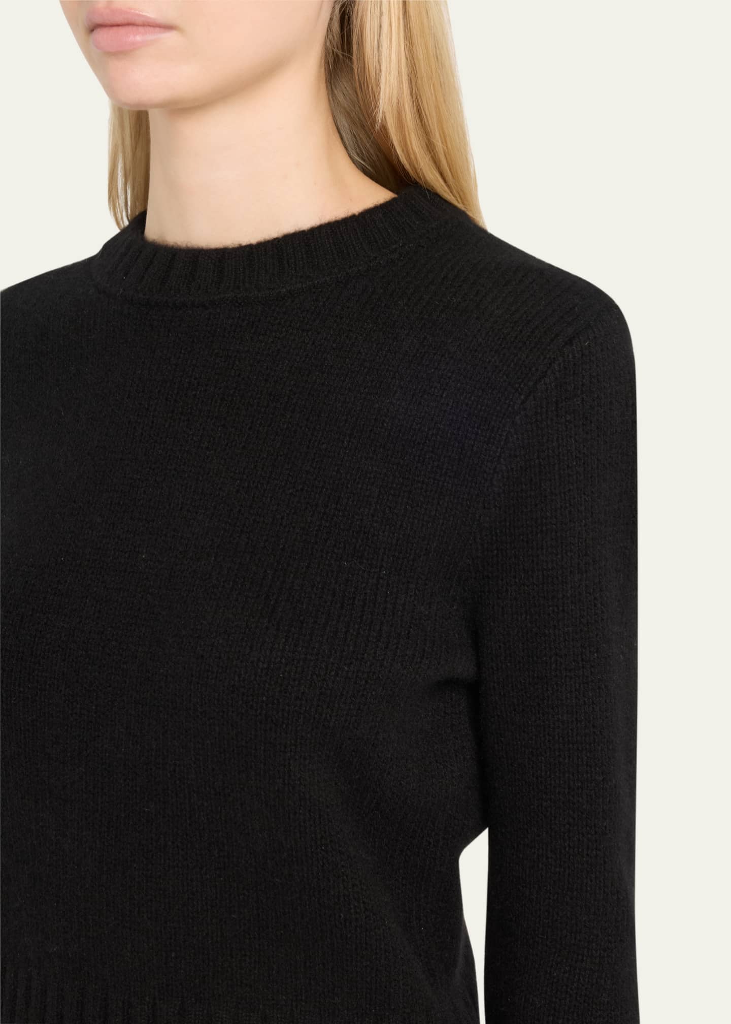 RE/DONE Crewneck Cashmere Baby Sweater Image 5 of 5