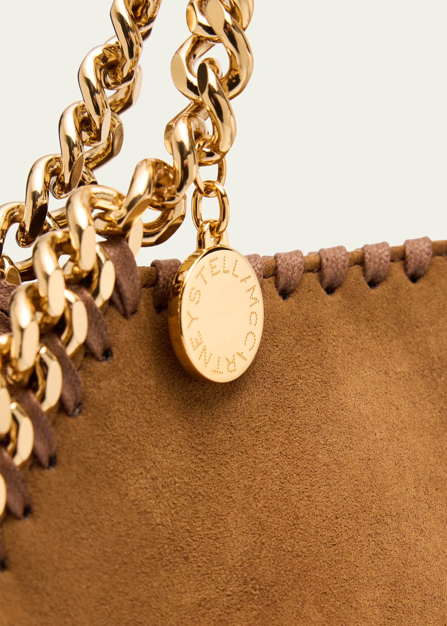 Stella McCartney Falabella Mini Vegan Suede Crossbody Bag Image 6 of 6