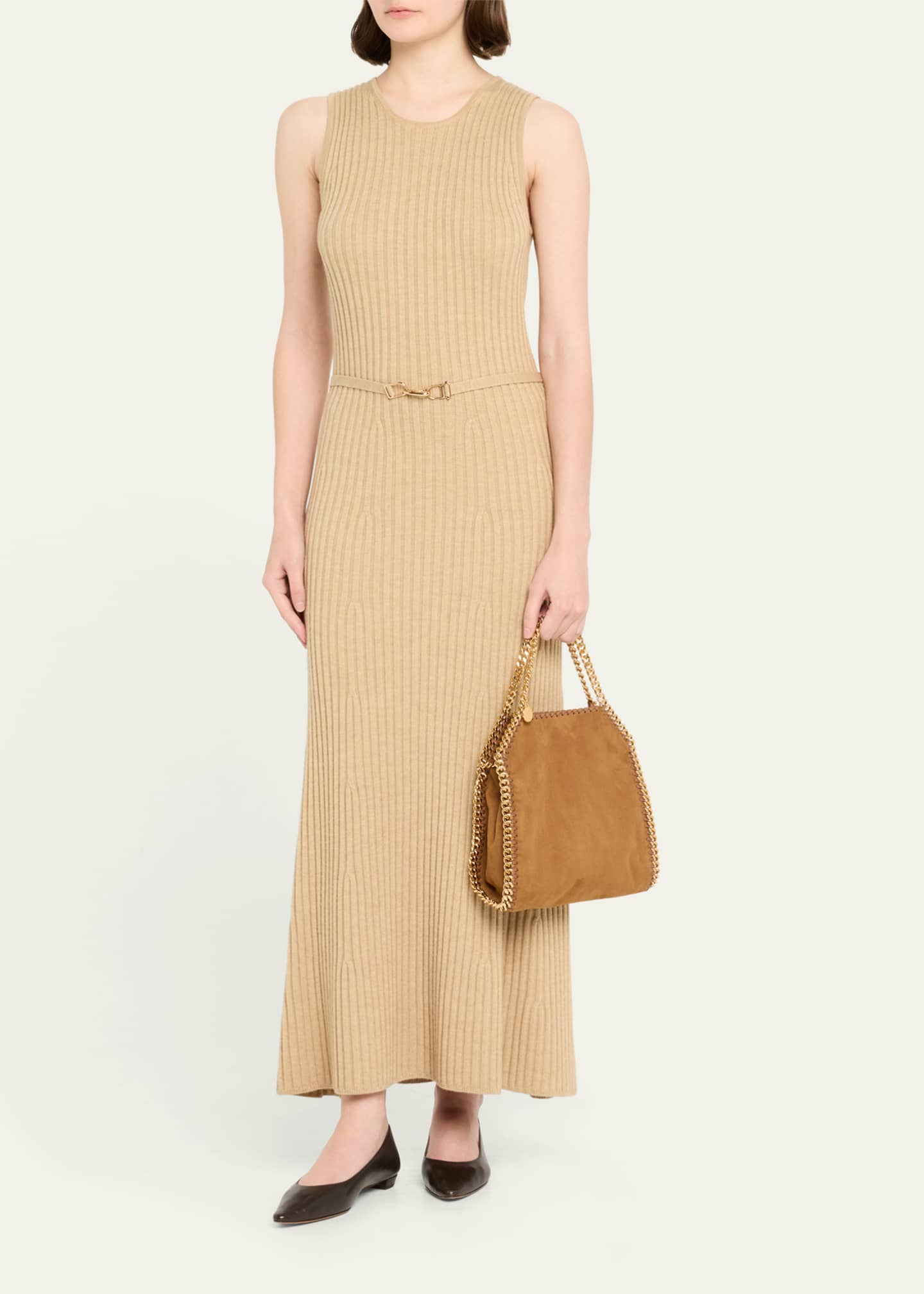 Stella McCartney Falabella Mini Vegan Suede Crossbody Bag Image 5 of 6