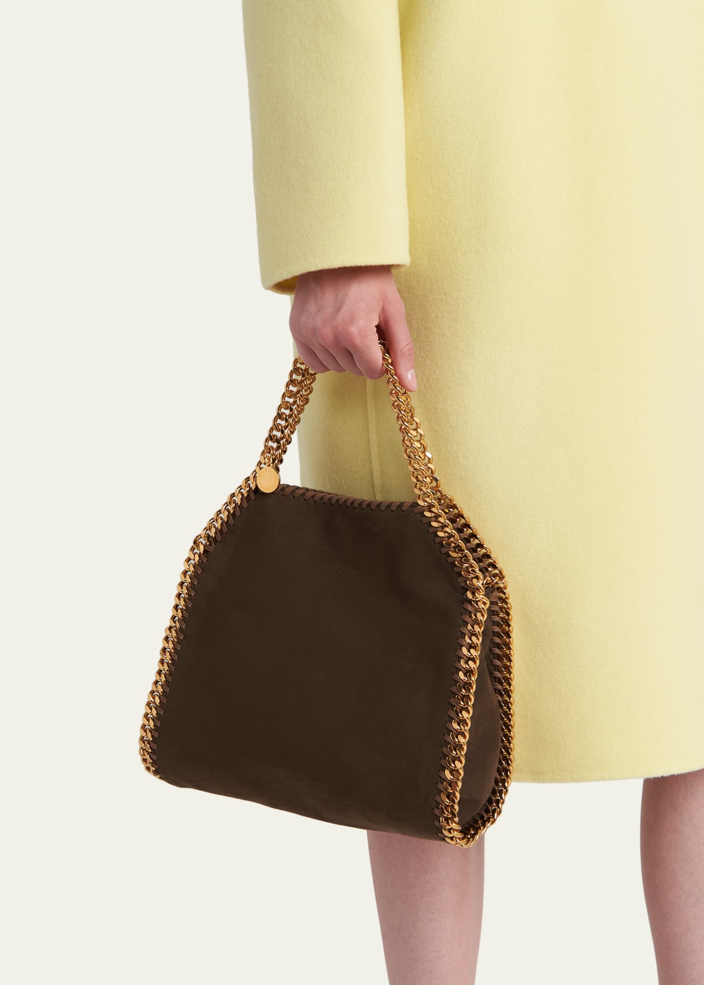 Stella McCartney Falabella Mini Vegan Suede Crossbody Bag