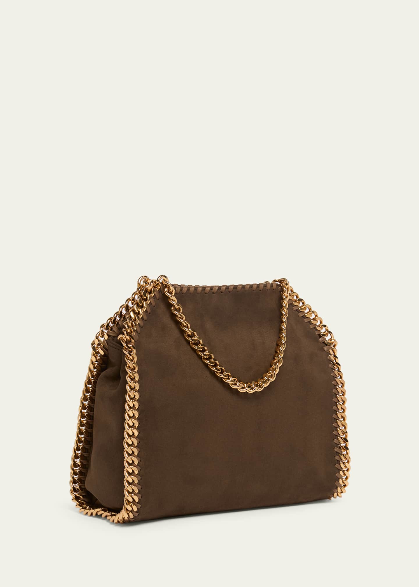STELLA McCARTNEY Falabellaミニショルダーバッグ Stella McCartney Falabella Mini Vegan Suede Crossbody Bag