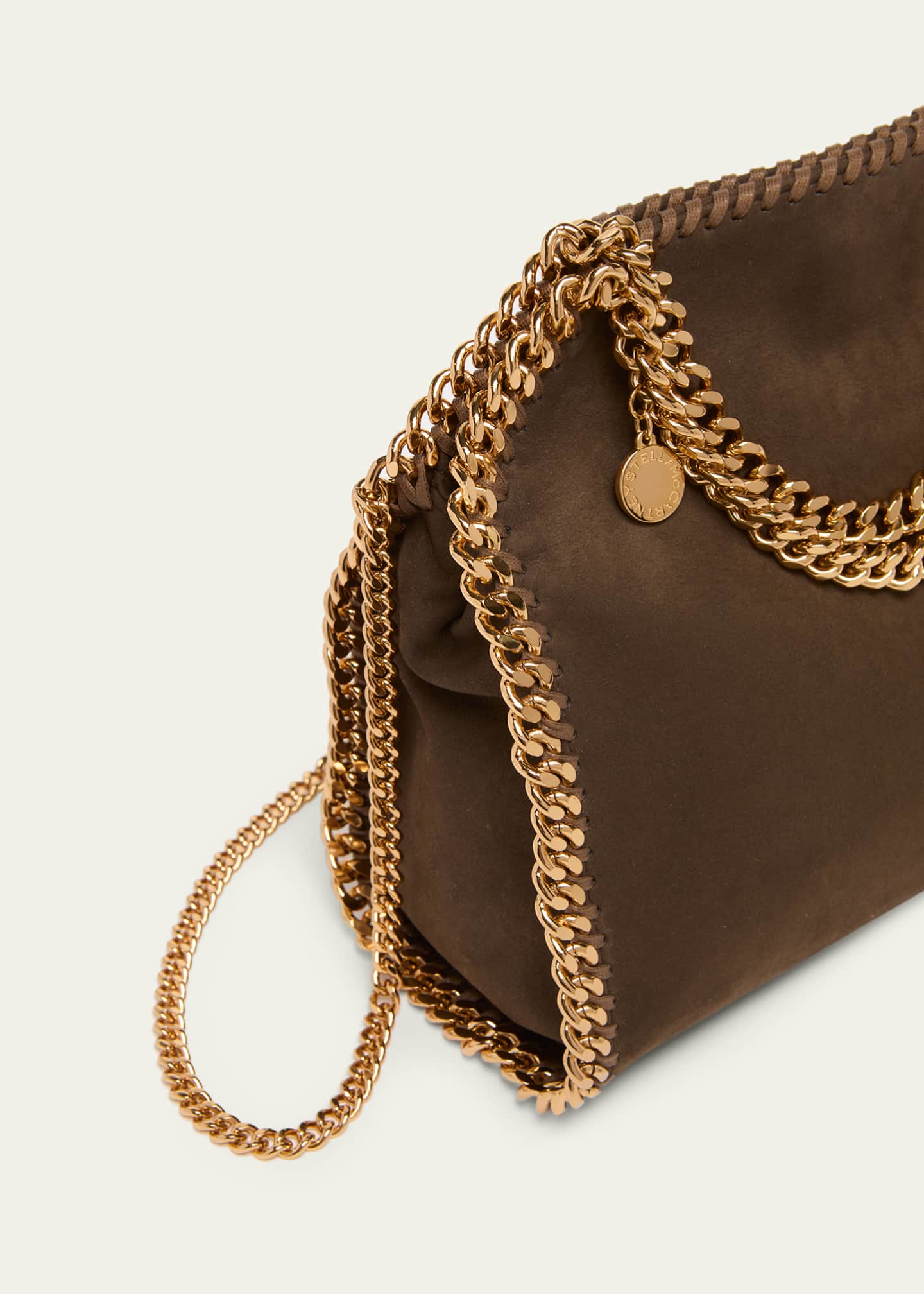 Stella McCartney Falabella Mini Vegan Suede Crossbody Bag