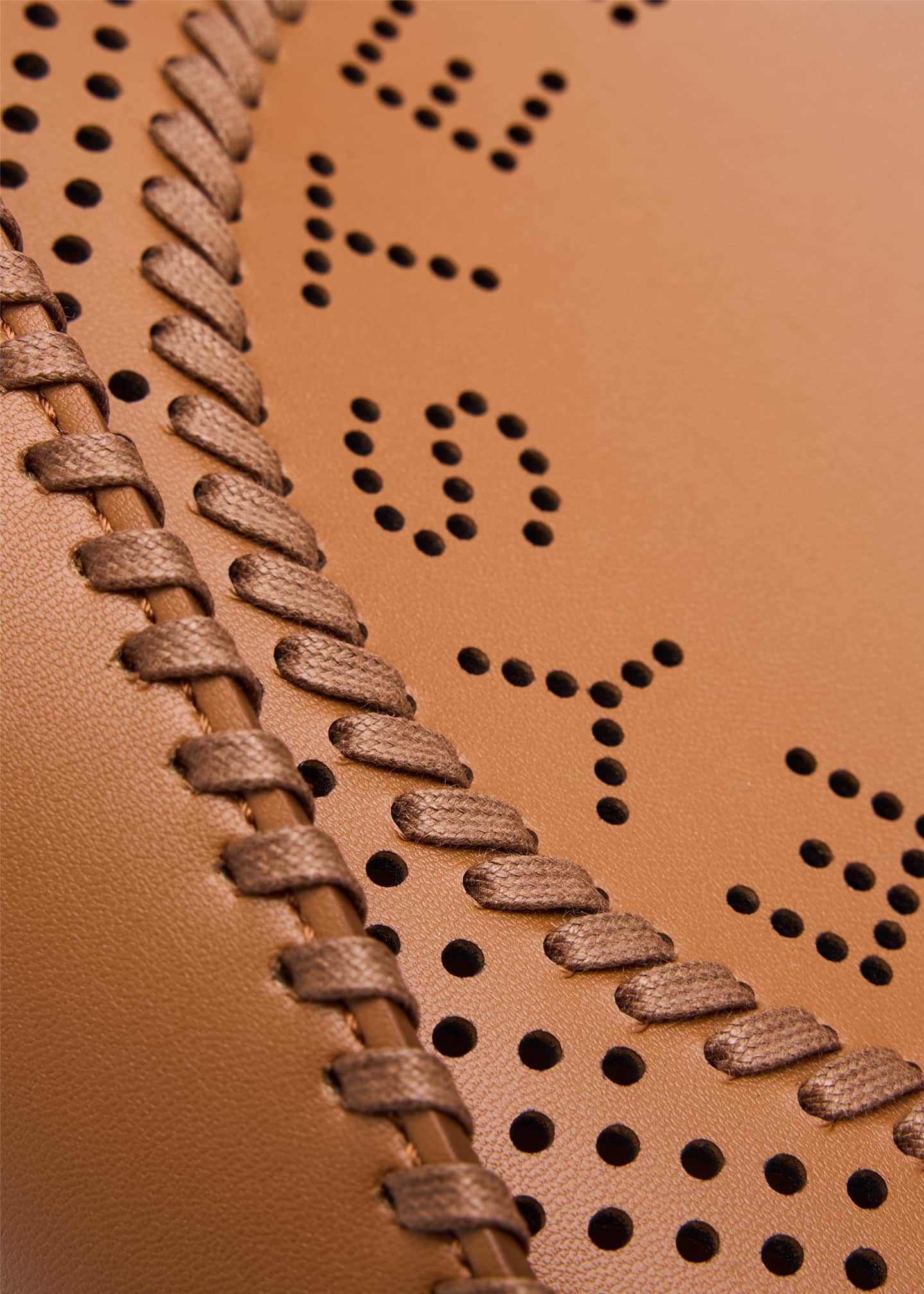 Stella McCartney Logo Perforated Vegan Leather Crossbody Bag Image 6 of 6