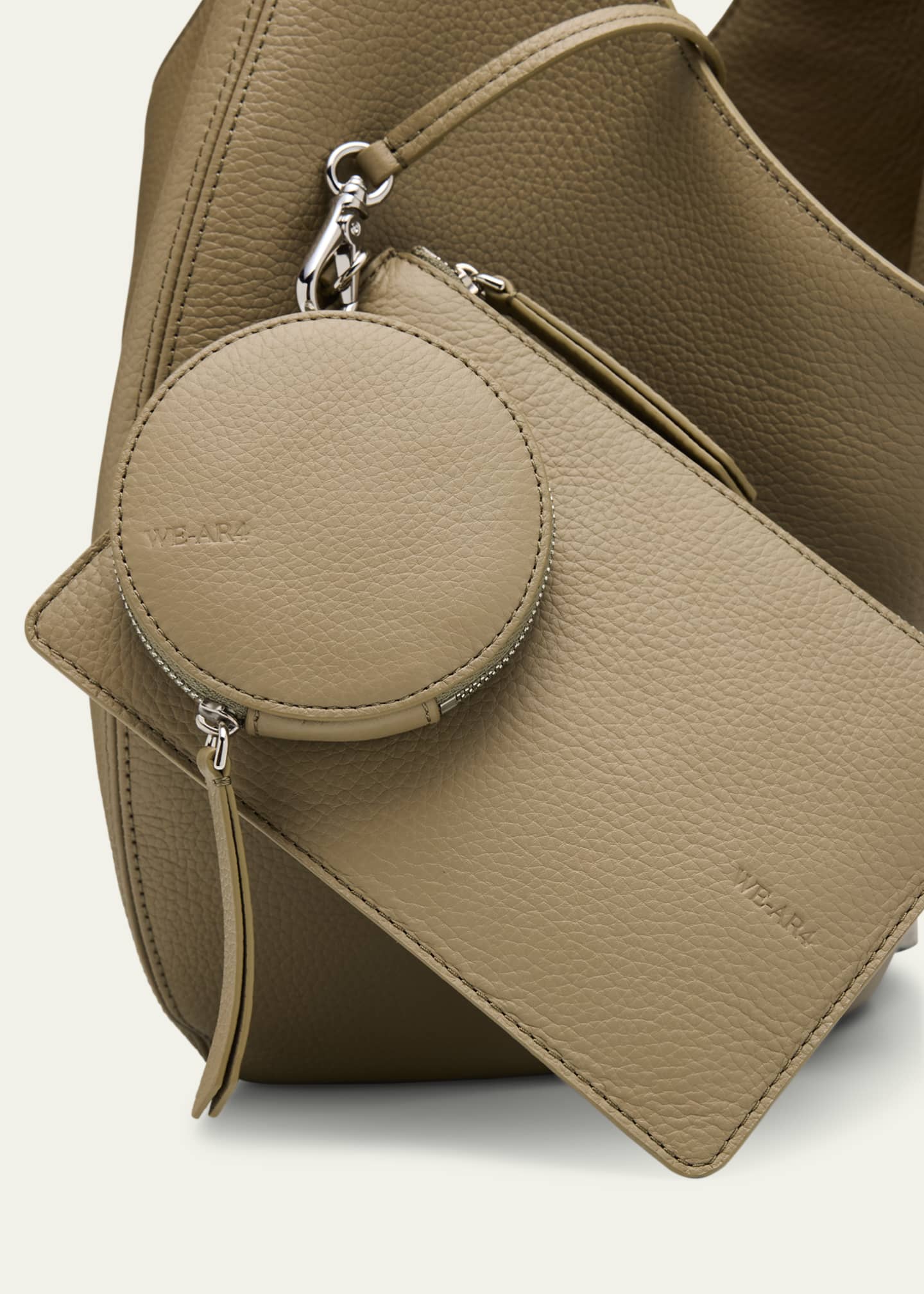 WE-AR4 The H Leather Hobo Bag Image 6 of 6