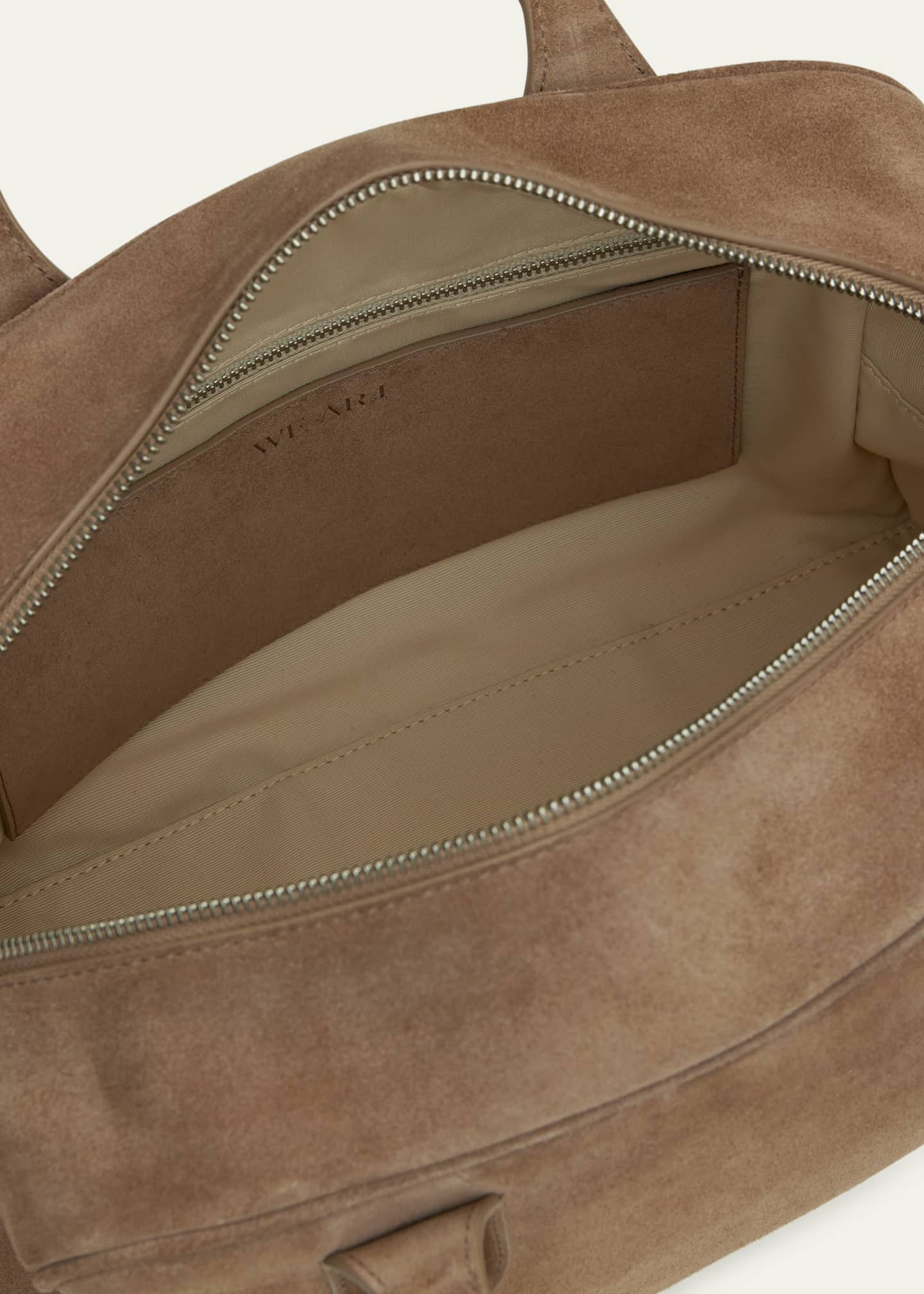 WE-AR4 The Avenue Suede Top-Handle Bag Image 3 of 3