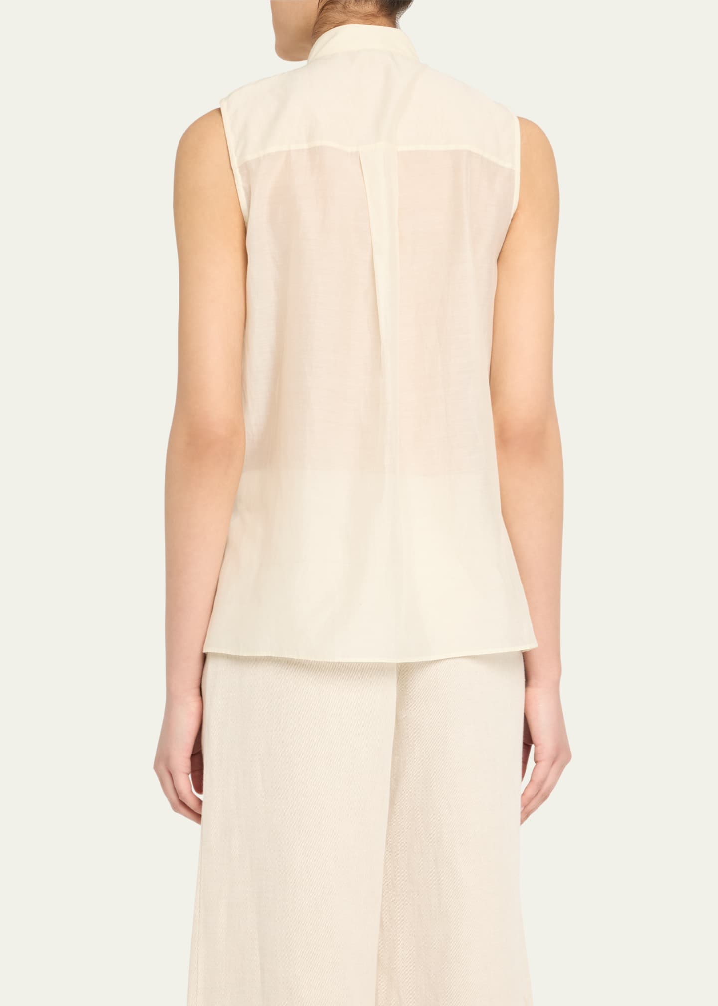 TWP Adele Sequined Semi-Sheer Blouse Image 3 of 5