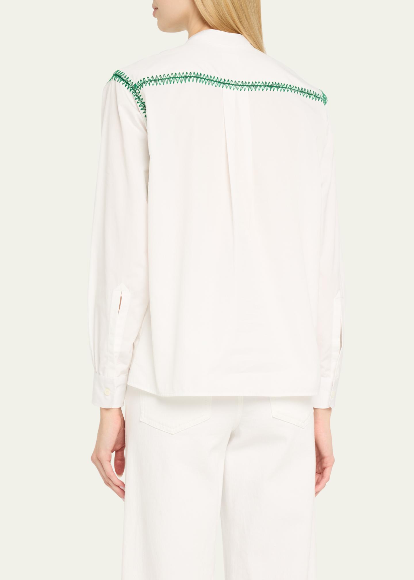Sebline Marocaine Painters Stripe Shirt - Bergdorf Goodman