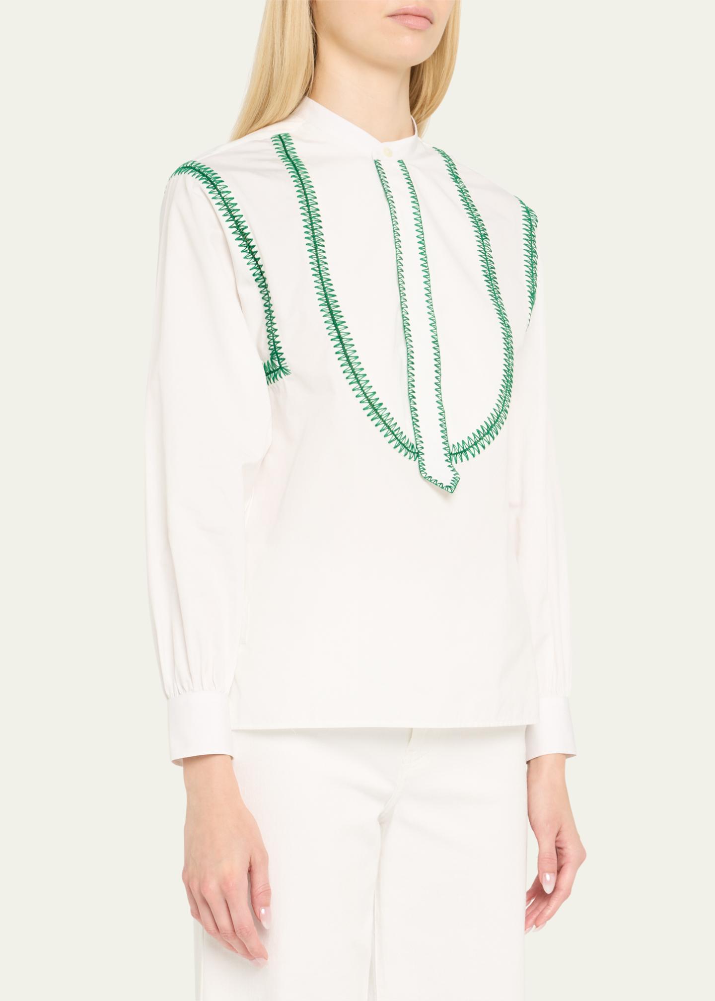 Sebline Marocaine Painters Stripe Shirt - Bergdorf Goodman