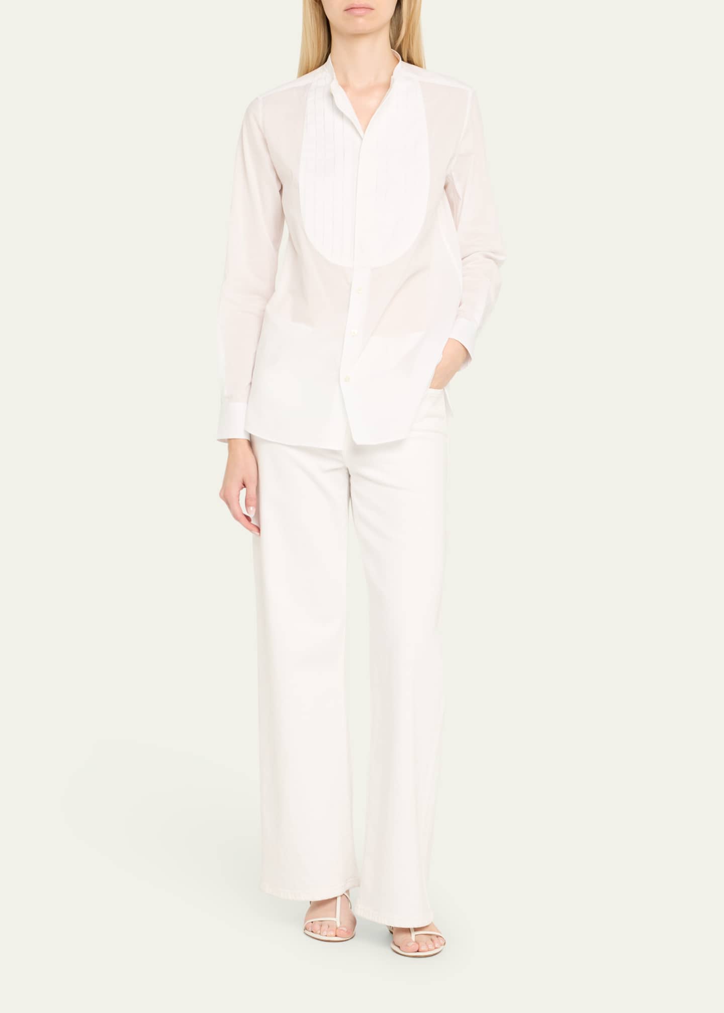 Sebline Pleated Bunny Shirt Image 2 of 5