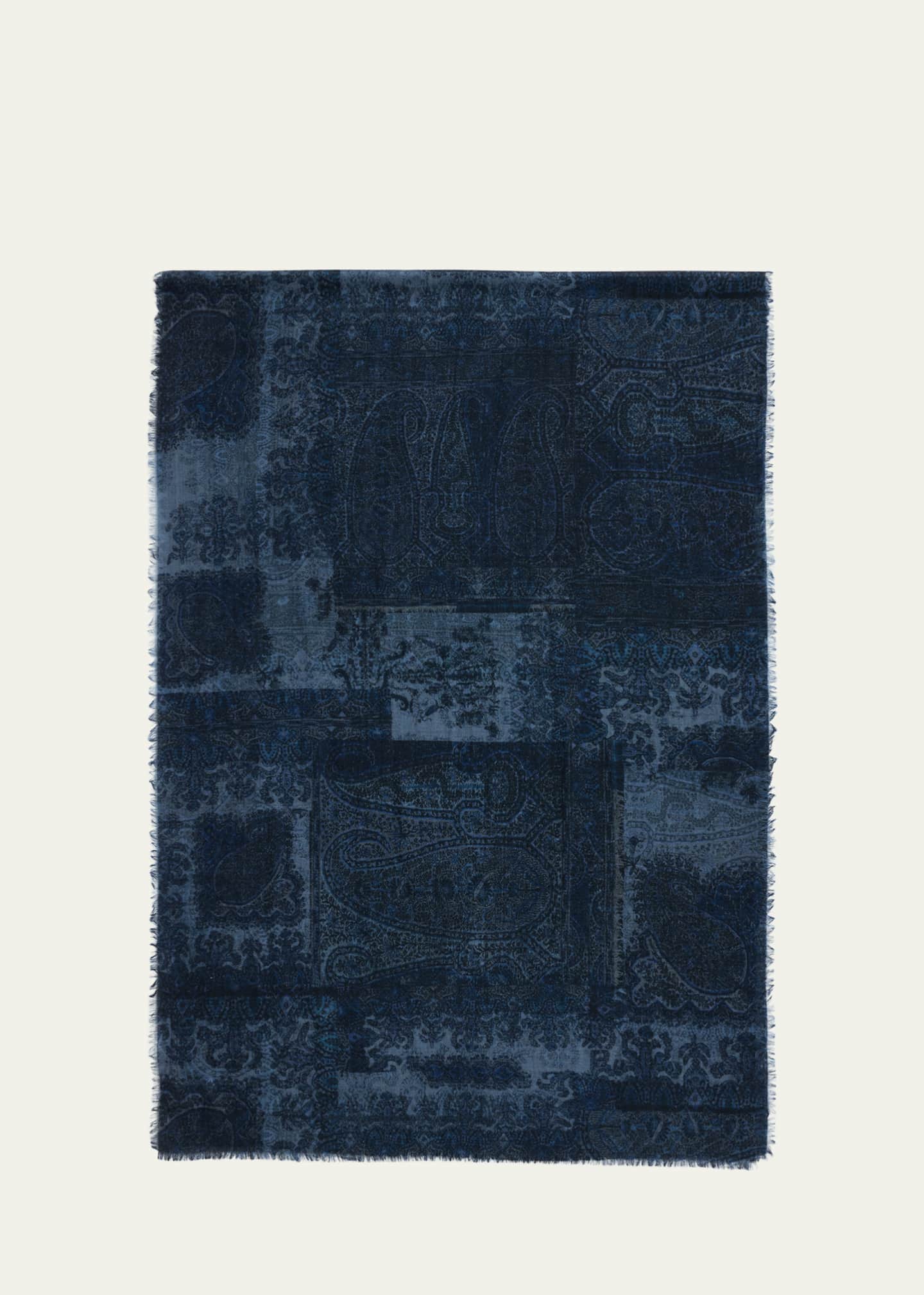 Alonpi Men's Printed Wool Scarf Image 1 of 4