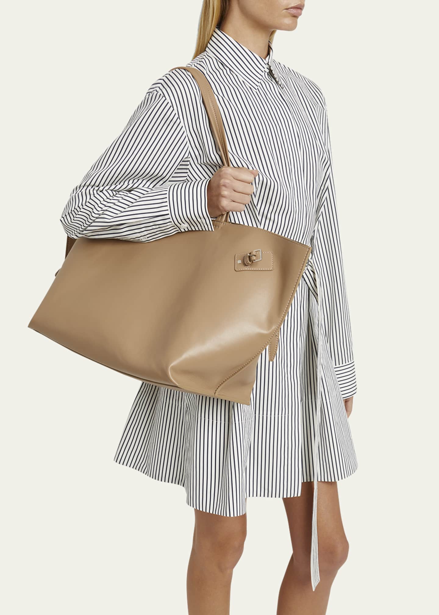 Proenza Schouler Days Smooth Leather Tote Bag Image 2 of 6