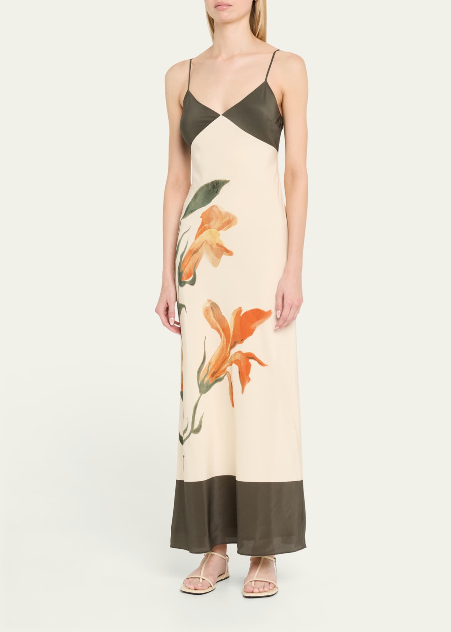 SIR Constance Floral Slip Dress Image 4 of 5