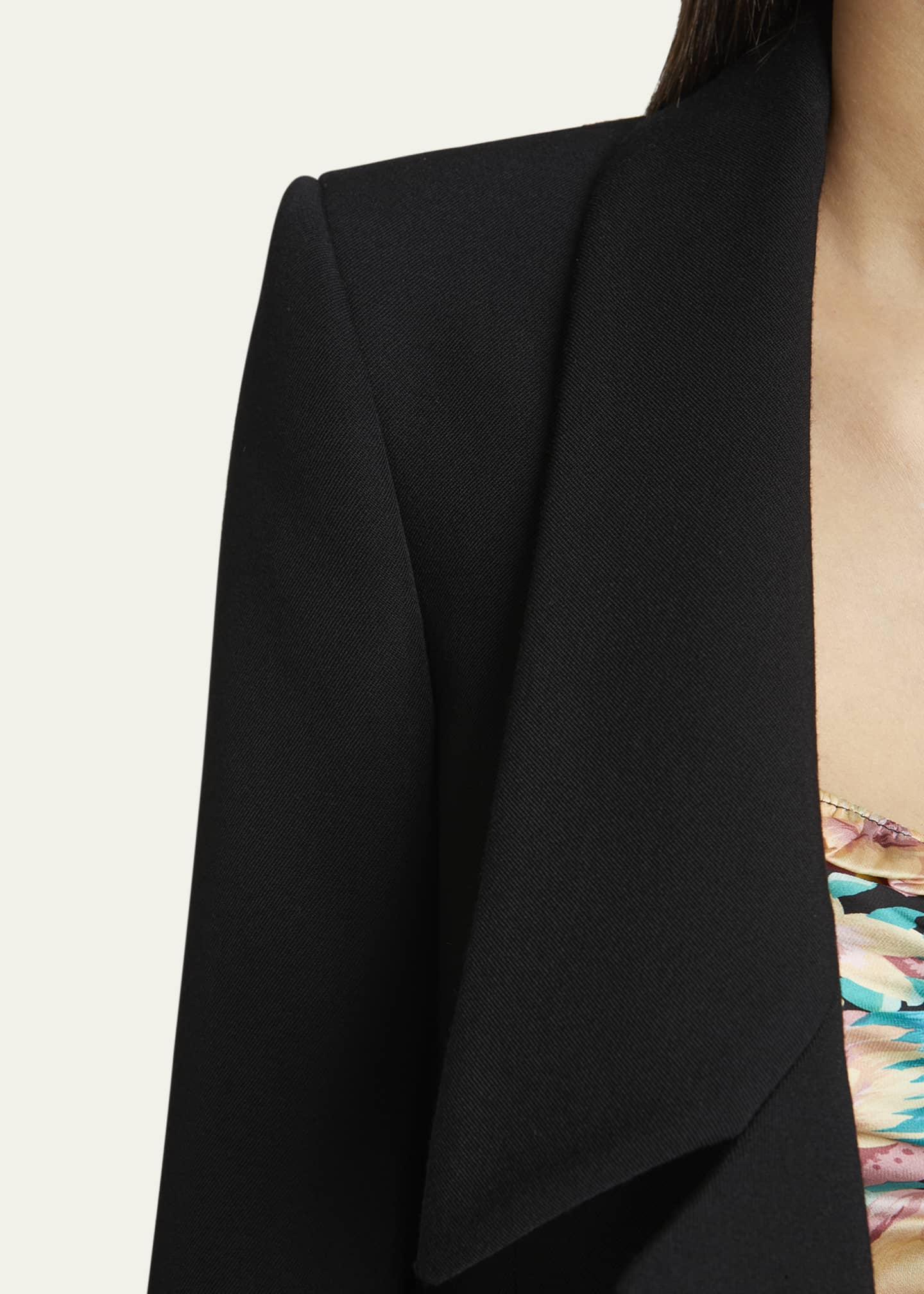 Chloe Wool Gabardine Crop Jacket - Bergdorf Goodman