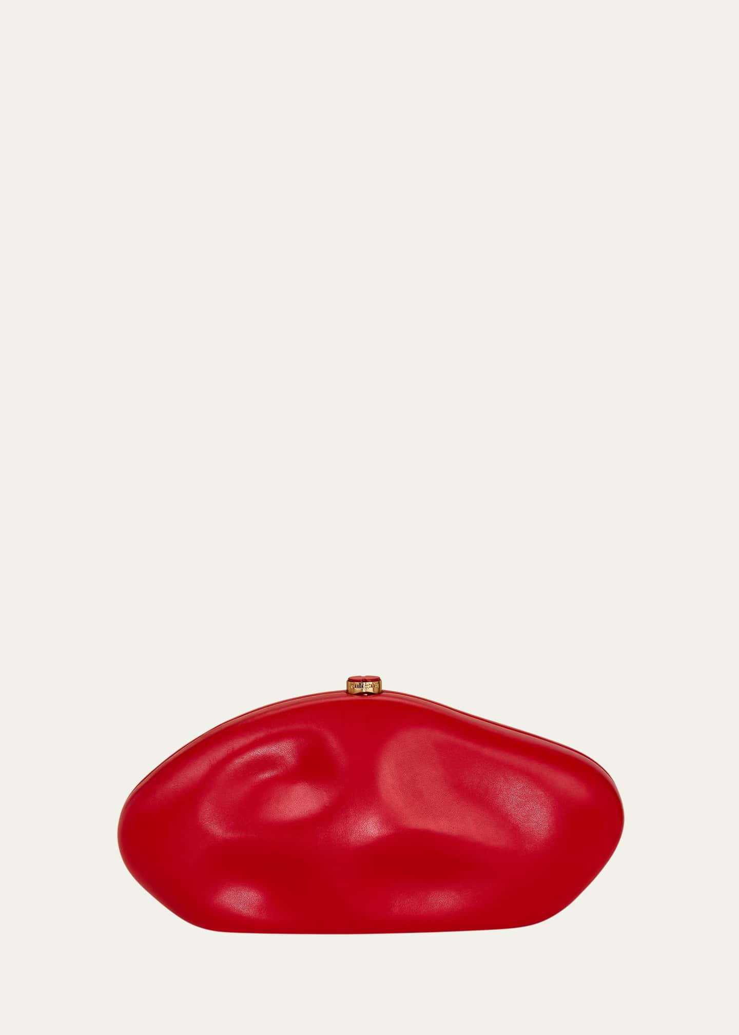 Cult Gaia The Caldera Leather Clutch Bag