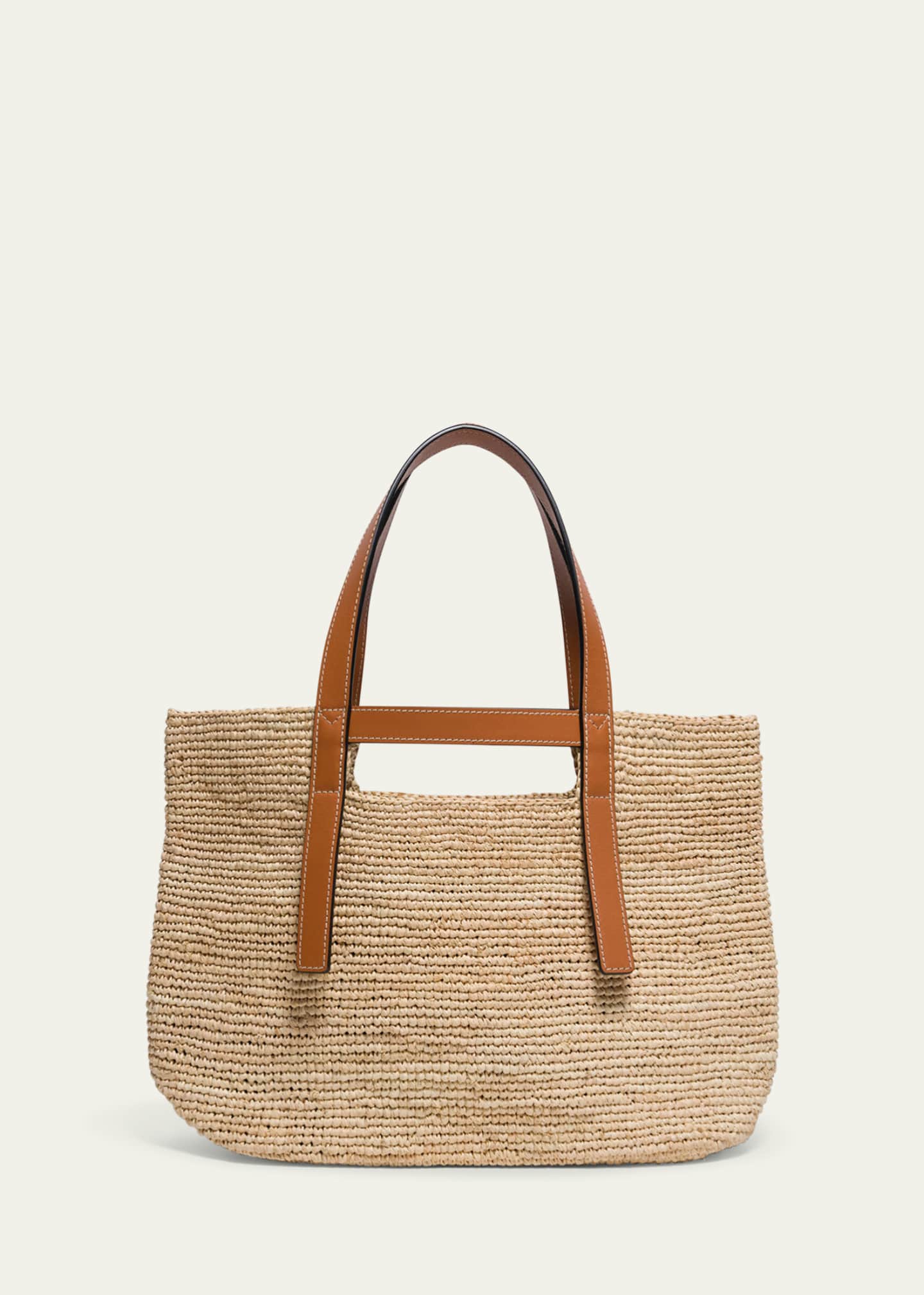 LUTZ MORRIS Salinas M Crochet Raffia Tote Bag Image 2 of 3