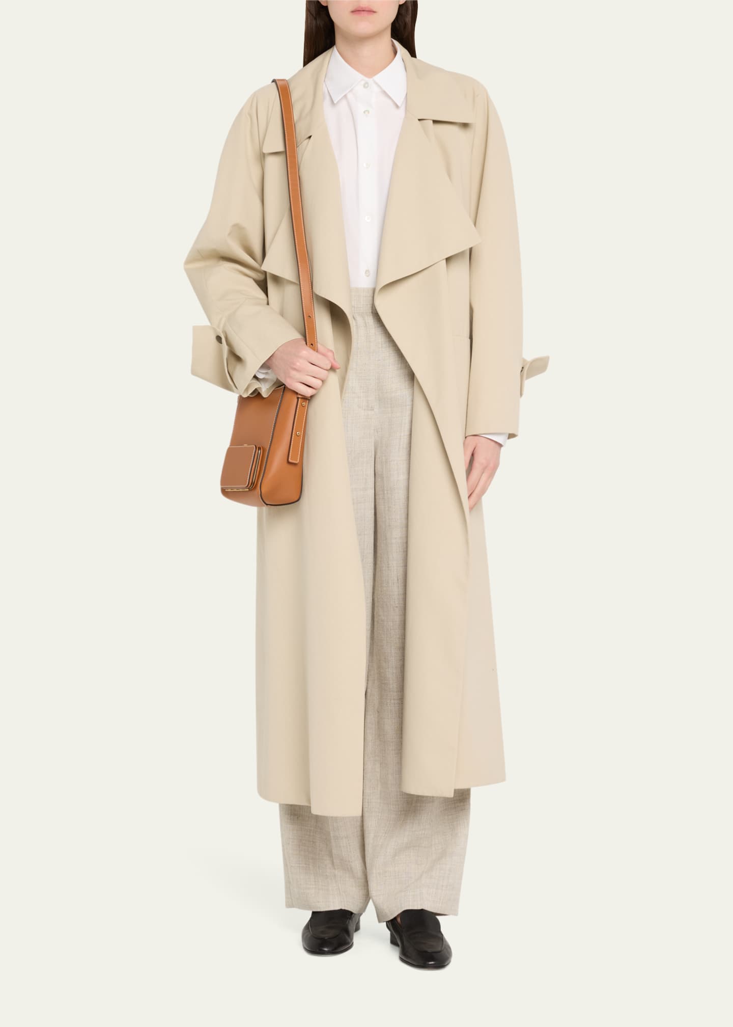 LUTZ MORRIS Parker Soft Small Leather Bucket Bag Image 5 of 6