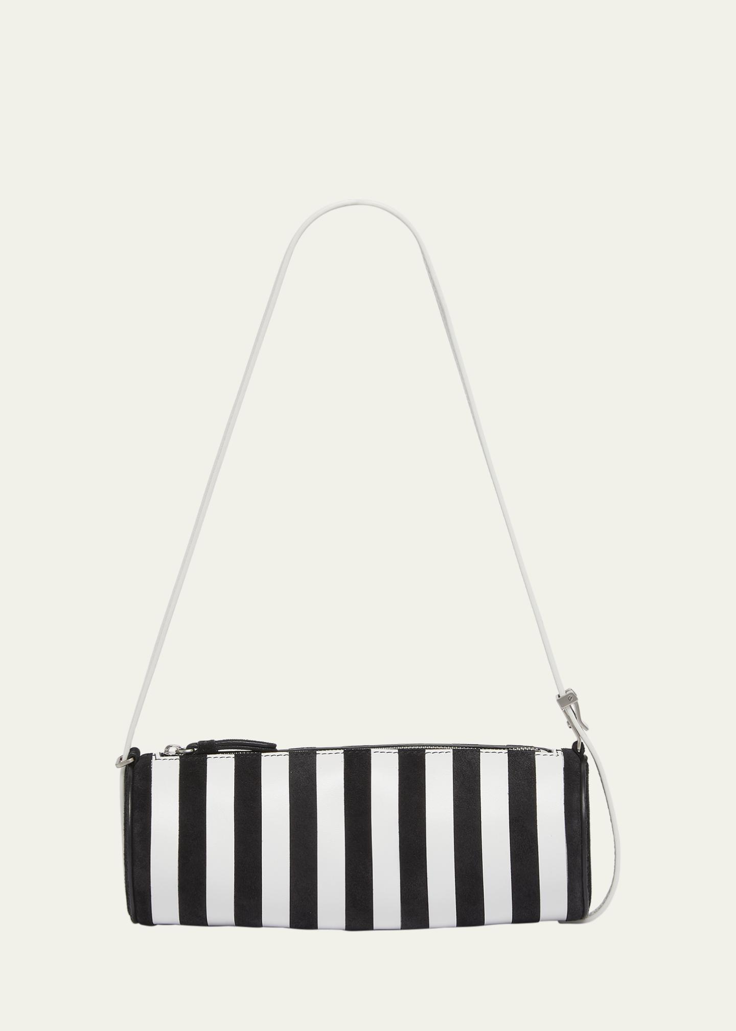 Proenza Schouler Silo Striped Napa Leather Shoulder Bag - Bergdorf